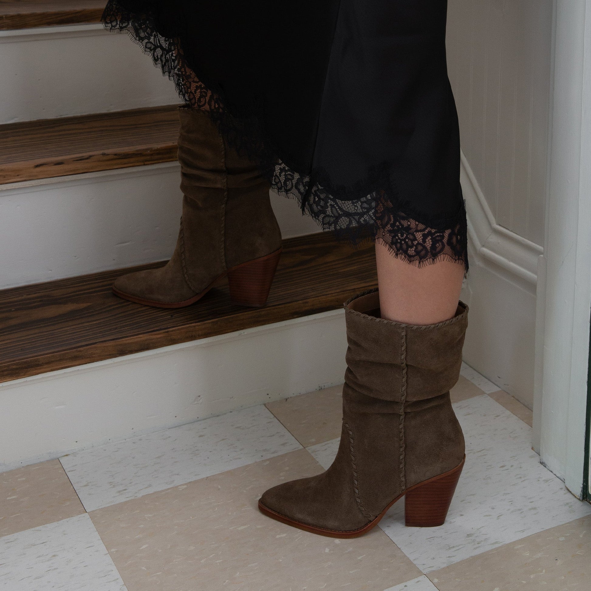 Julith Olive Suede Boots Dolce Vita Discount