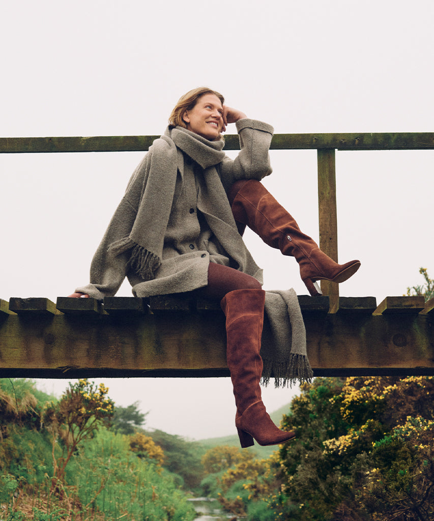 SURY BOOTS DARK SADDLE SUEDE
 – Dolce Vita Dolce Vita Online