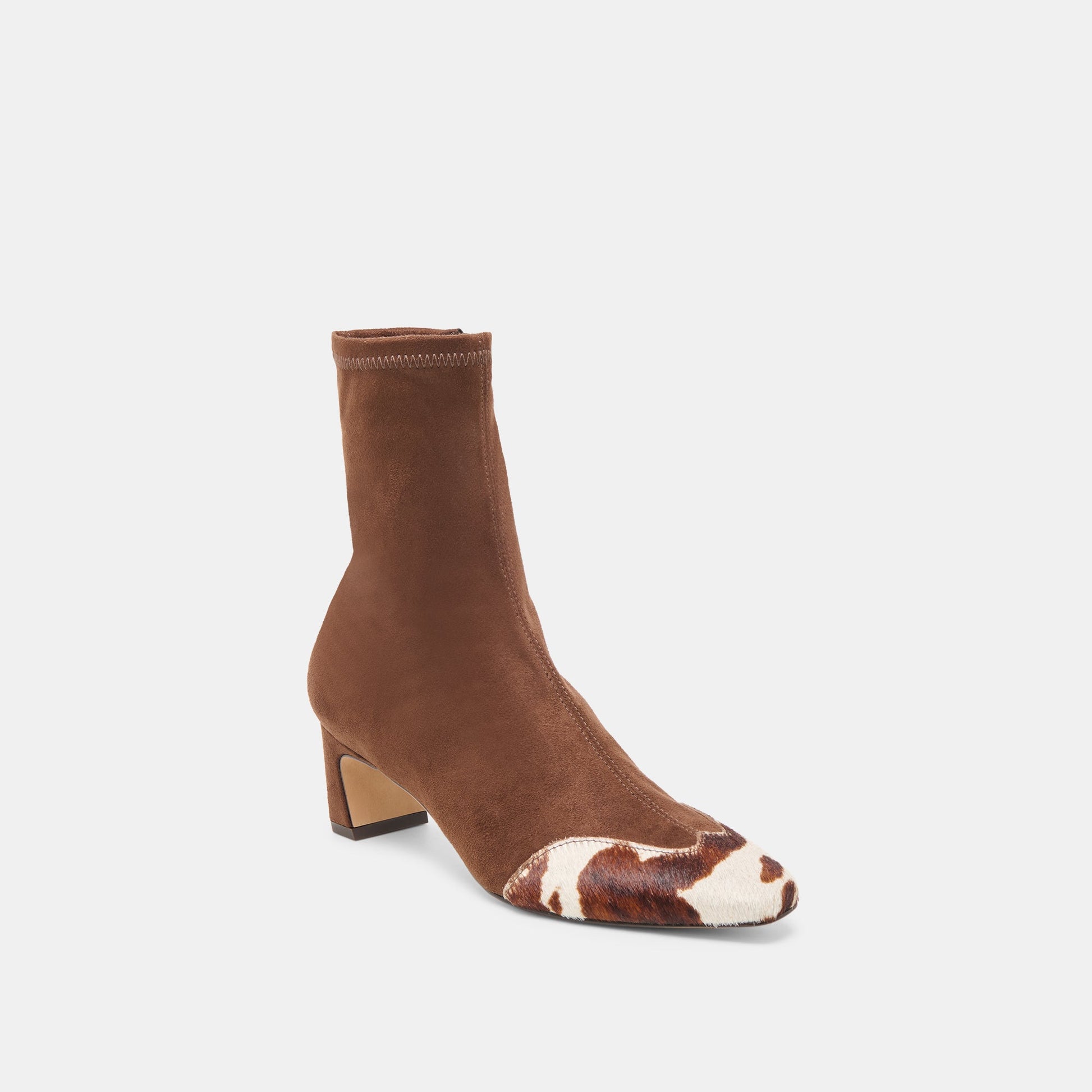 Anika Dk Brown Multi Stella Suede Boots Dolce Vita Sale
