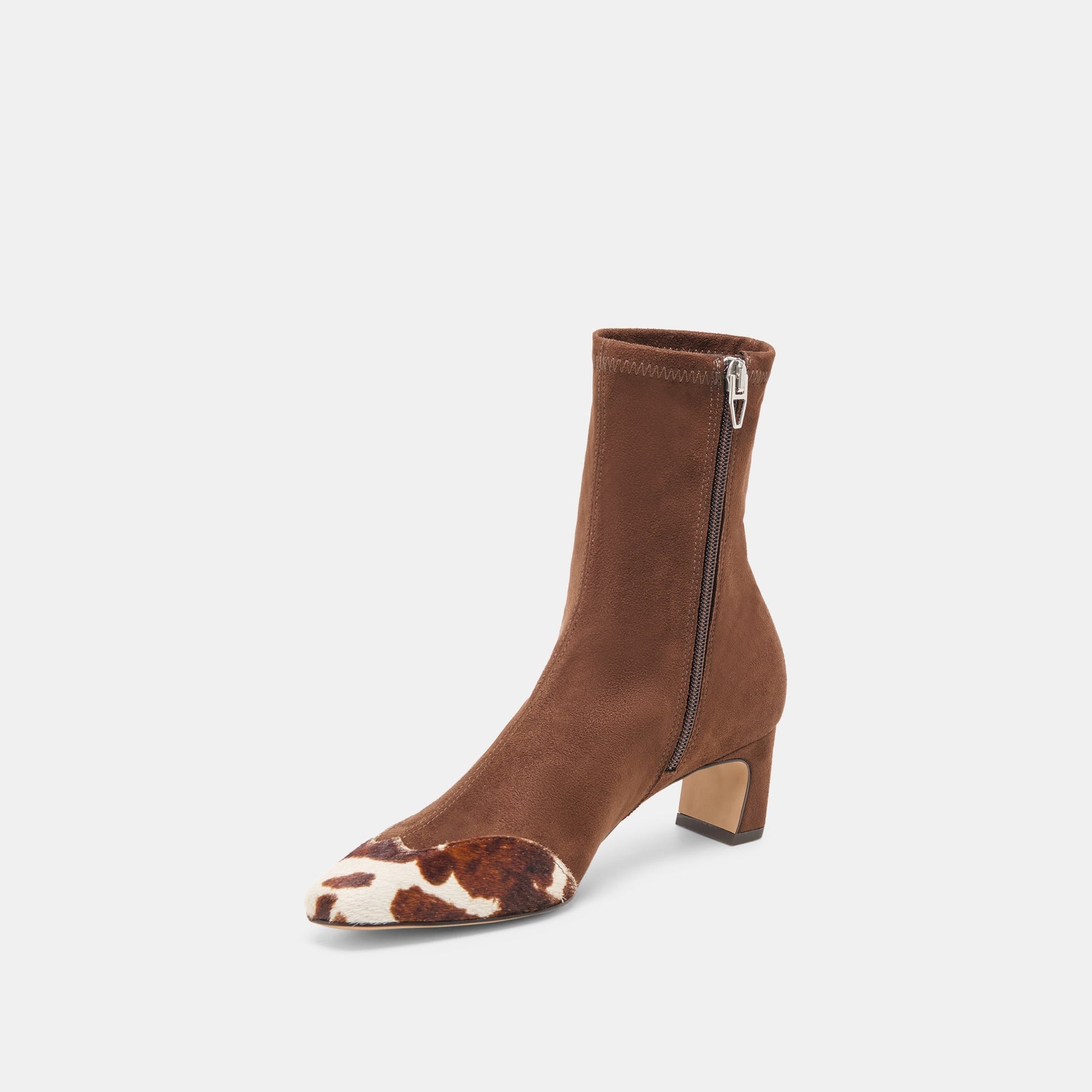 Anika Dk Brown Multi Stella Suede Boots Dolce Vita Sale