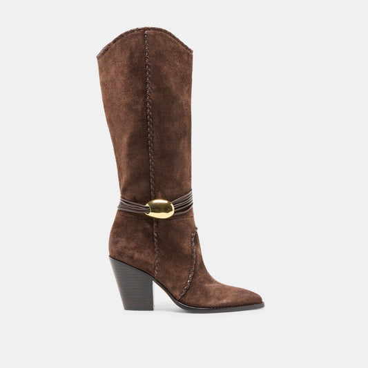 Jody Dk Brown Suede Boots Dolce Vita Outlet