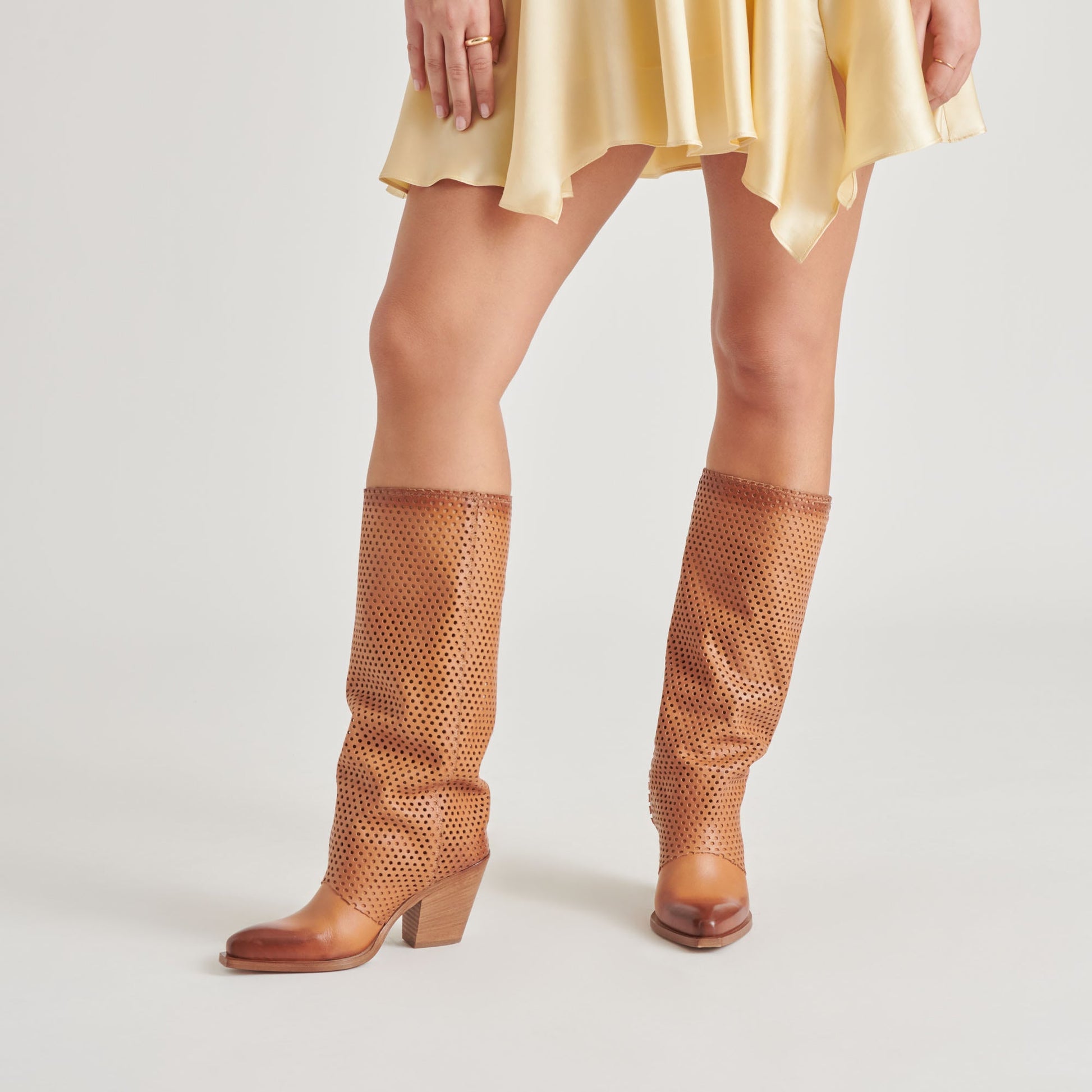 BOONE BOOTS COGNAC LEATHER
 – Dolce Vita Dolce Vita On sale
