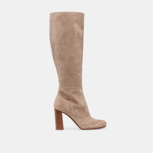 Hudsin Wide Calf Barley Suede Boots Dolce Vita For sale