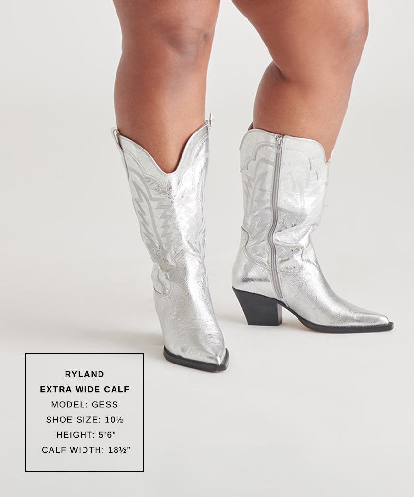 Ryland Extra Wide Calf Silver Boots | Distressed Leather Boots
 – Dolce Vita Dolce Vita Online