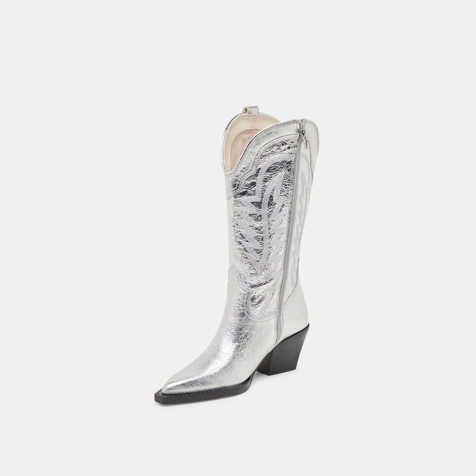 Ryland Extra Wide Calf Silver Boots | Distressed Leather Boots
 – Dolce Vita Dolce Vita Online