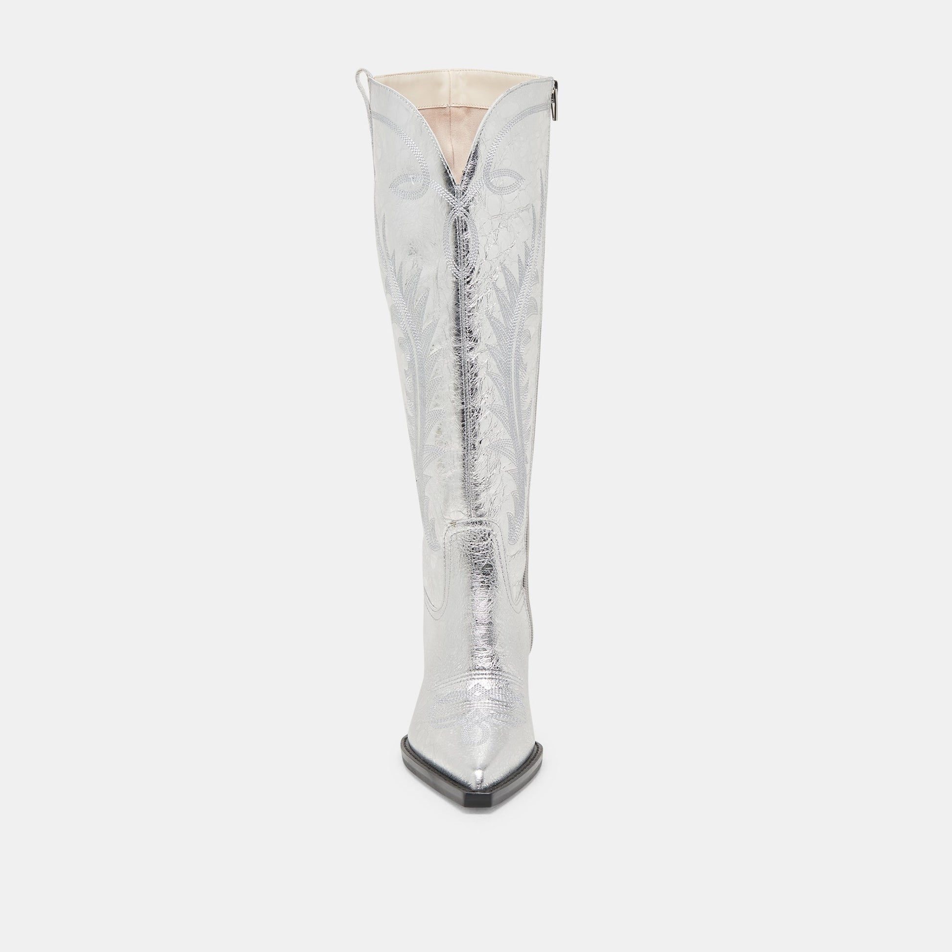Ryatt Extra Wide Calf Silver Boots | Distressed Leather Boots
 – Dolce Vita Dolce Vita Outlet