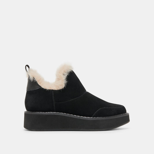 Ardy Plush H2O Waterproof Onyx Suede Booties Dolce Vita Sale