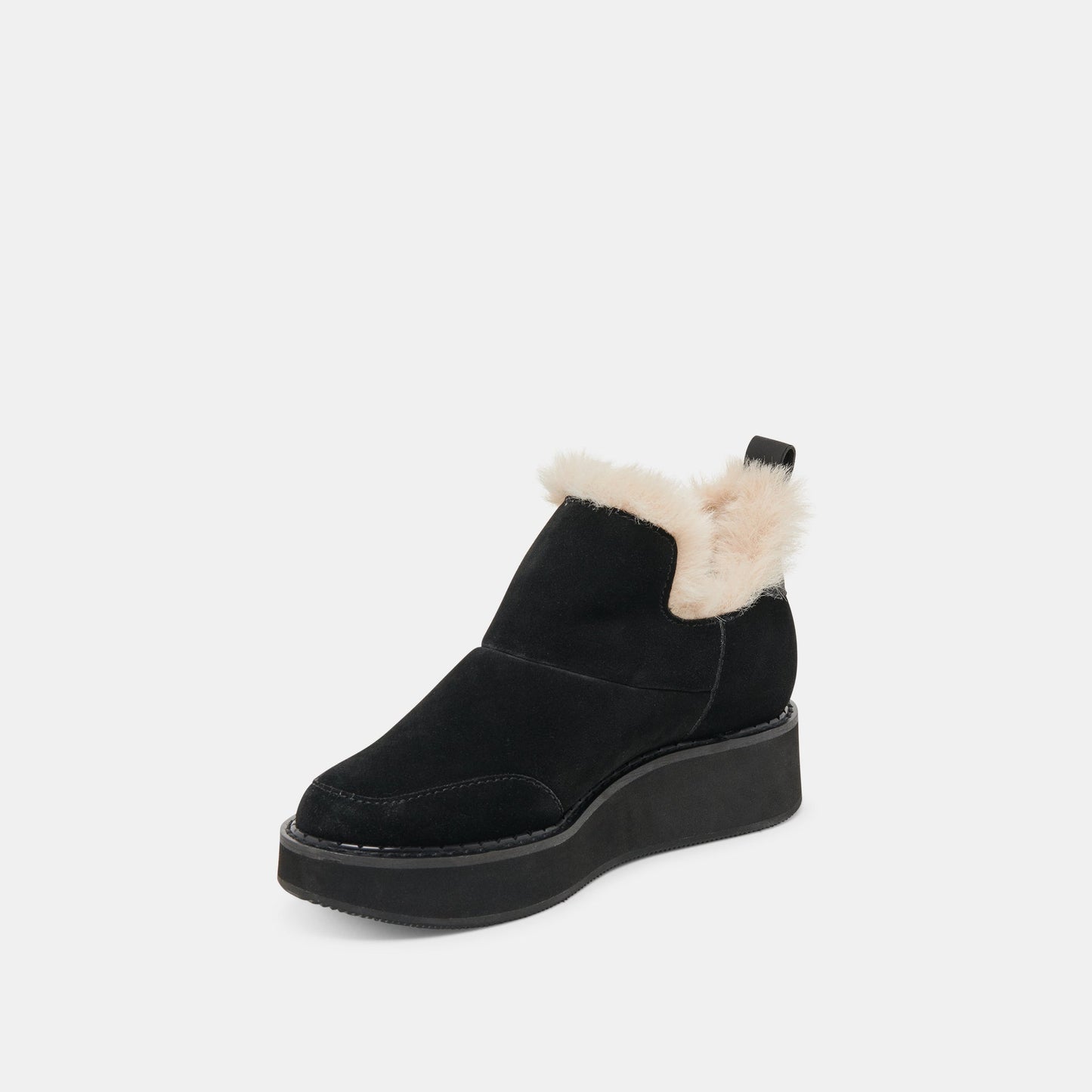 Ardy Plush H2O Waterproof Onyx Suede Booties Dolce Vita Sale