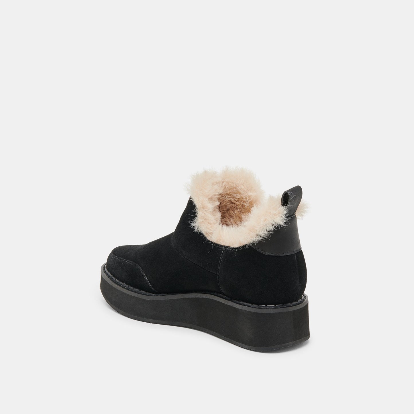 Ardy Plush H2O Waterproof Onyx Suede Booties Dolce Vita Sale
