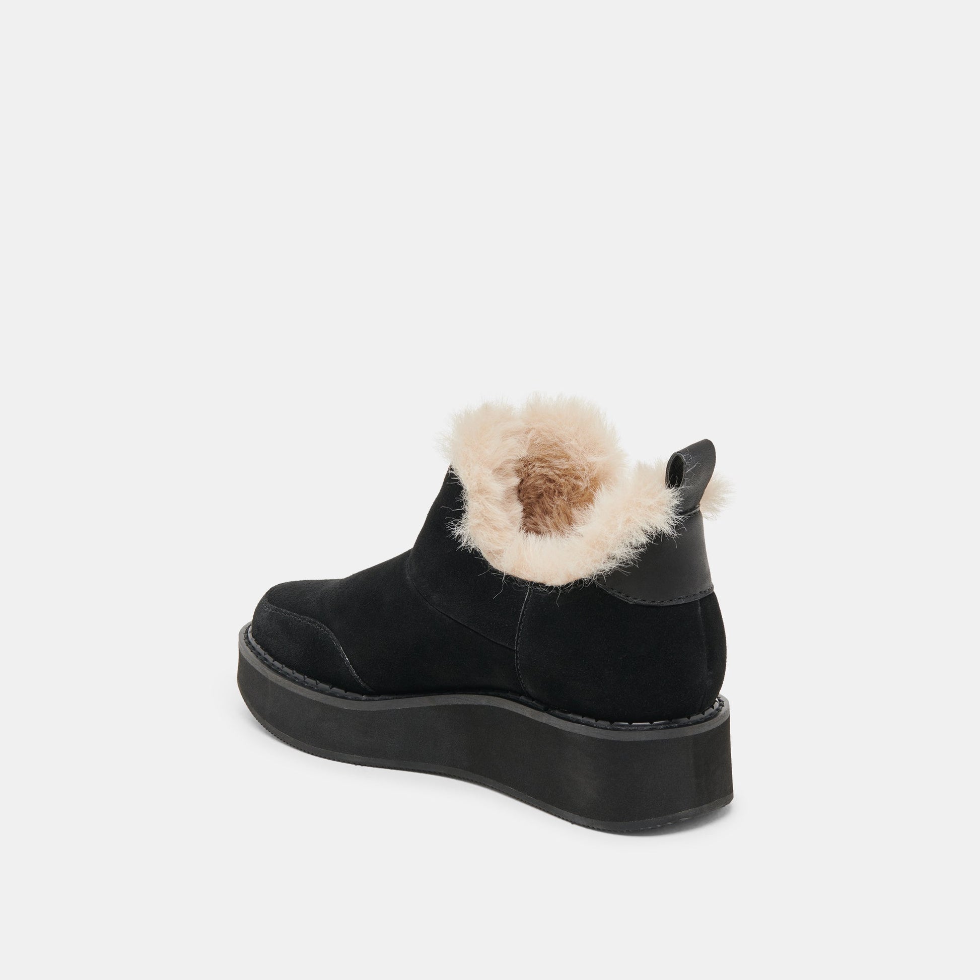 Ardy Plush H2O Waterproof Onyx Suede Booties Dolce Vita Sale