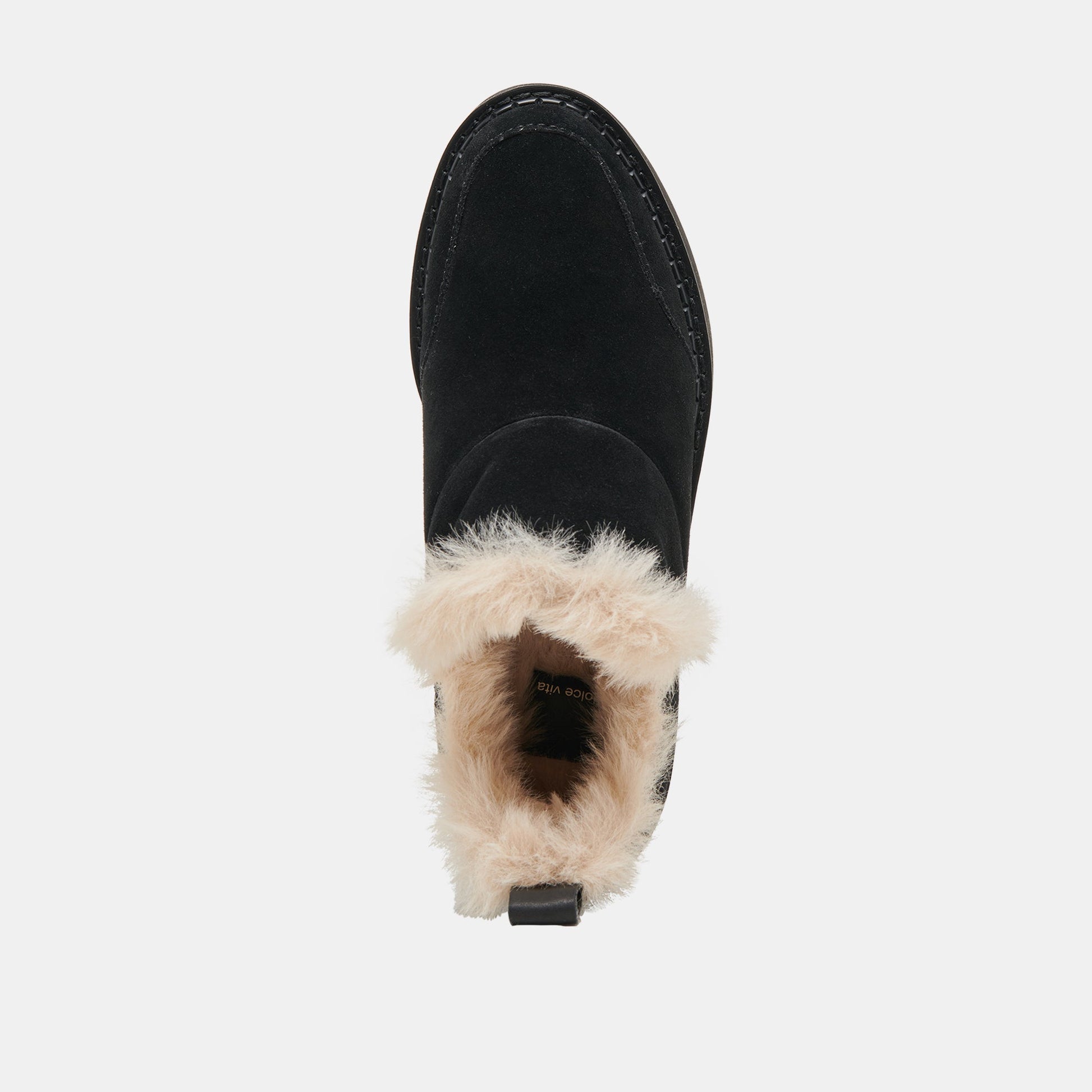 Ardy Plush H2O Waterproof Onyx Suede Booties Dolce Vita Sale