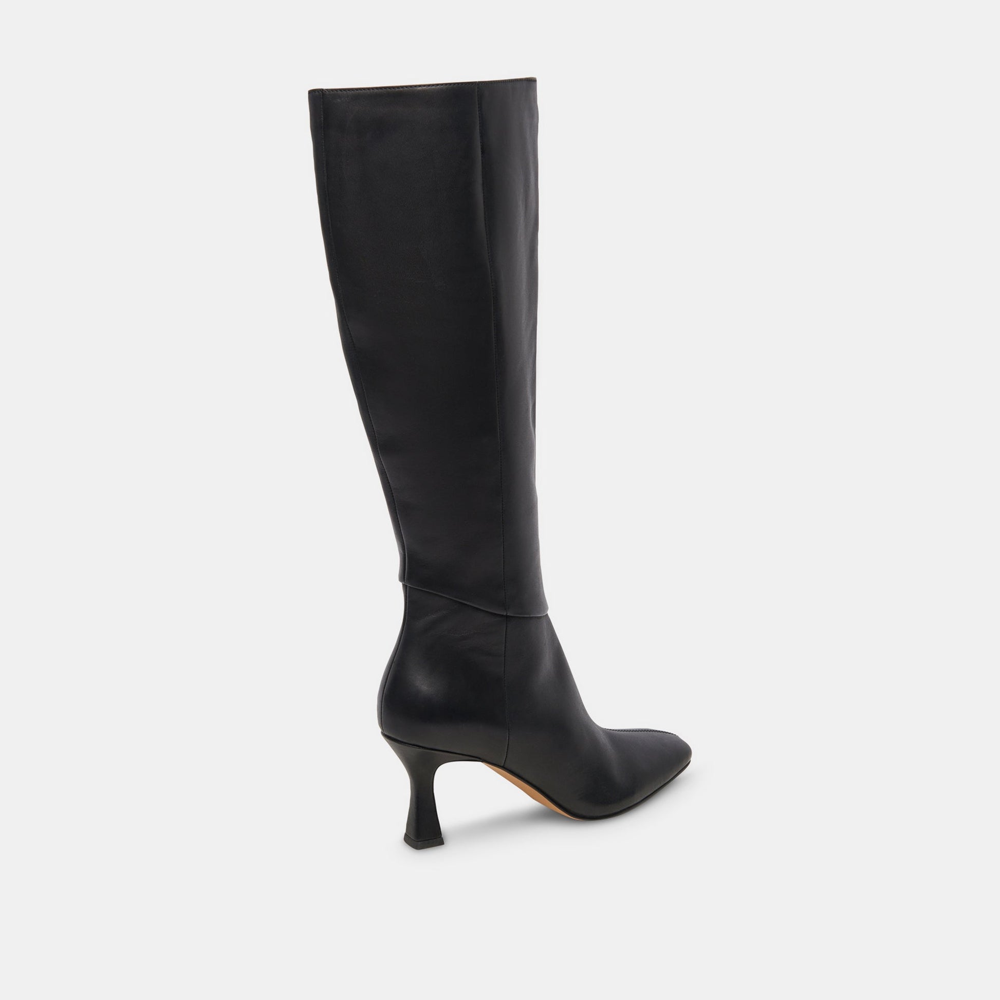 Gyra Wide Calf Black Leather Boots | Black Knee-High Wide Calf Boots
 – Dolce Vita Dolce Vita On sale