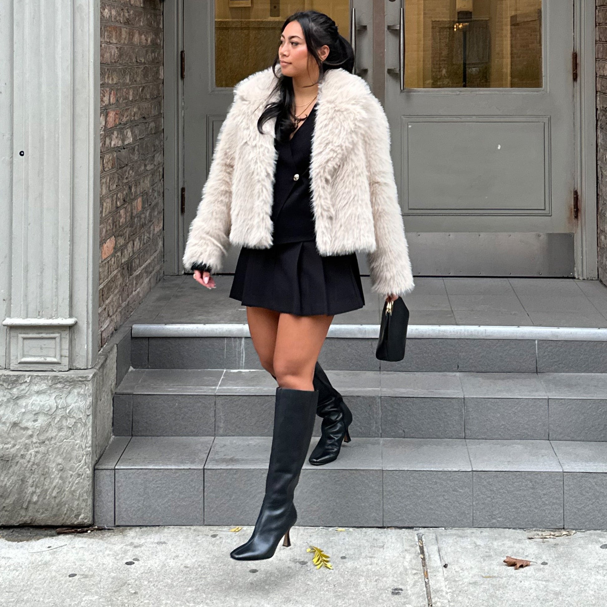 Gyra Wide Calf Black Leather Boots | Black Knee-High Wide Calf Boots
 – Dolce Vita Dolce Vita On sale