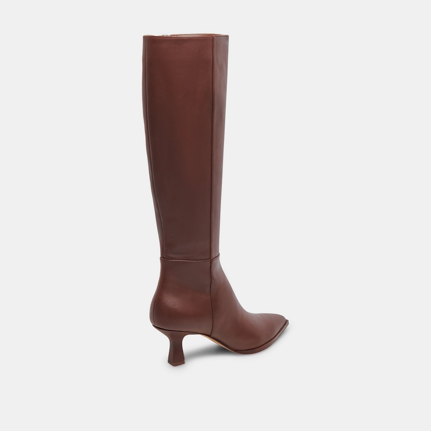 Auggie Chocolate Leather Narrow Calf Boots Dolce Vita Discount