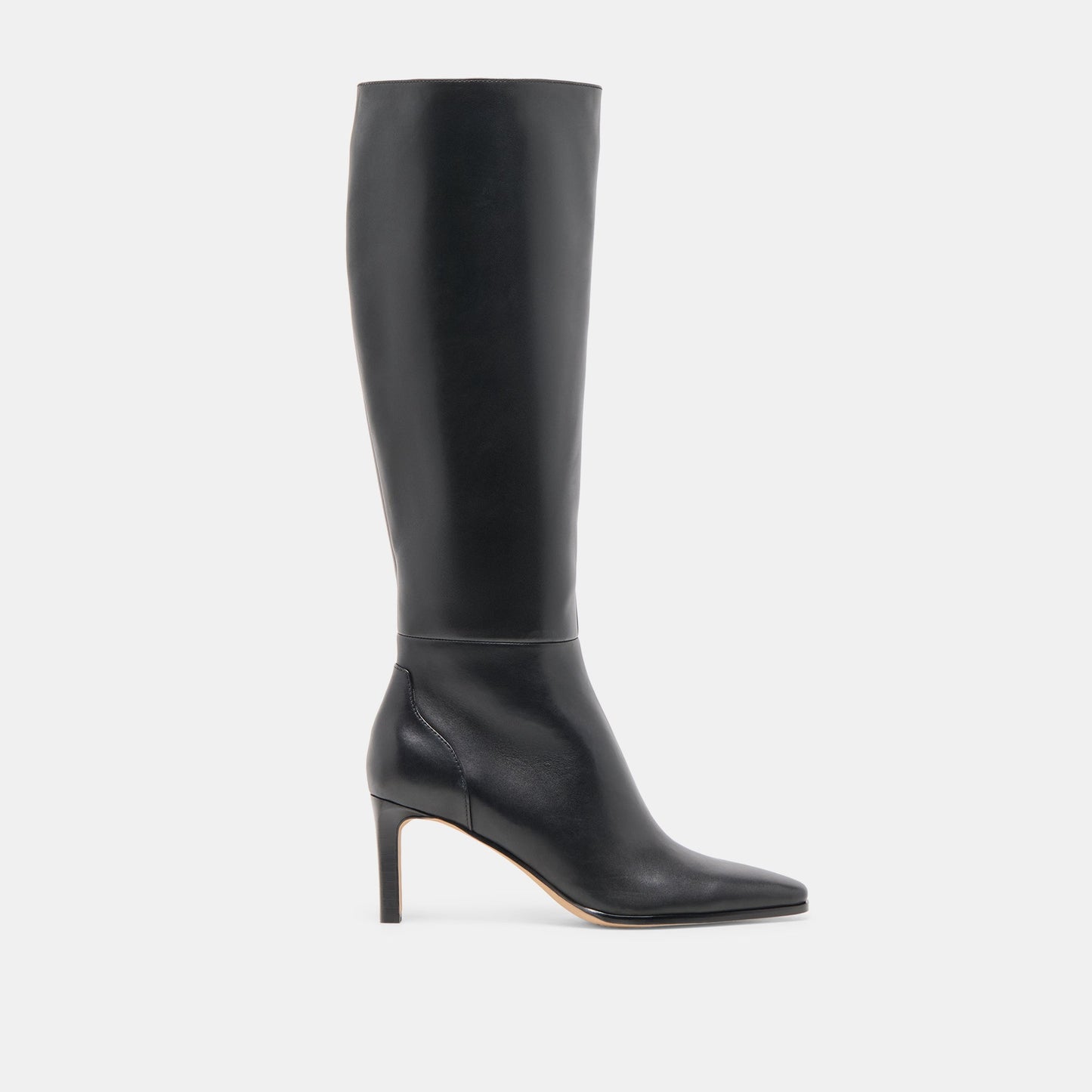 Emmi Black Leather Narrow Calf Boots Dolce Vita Online