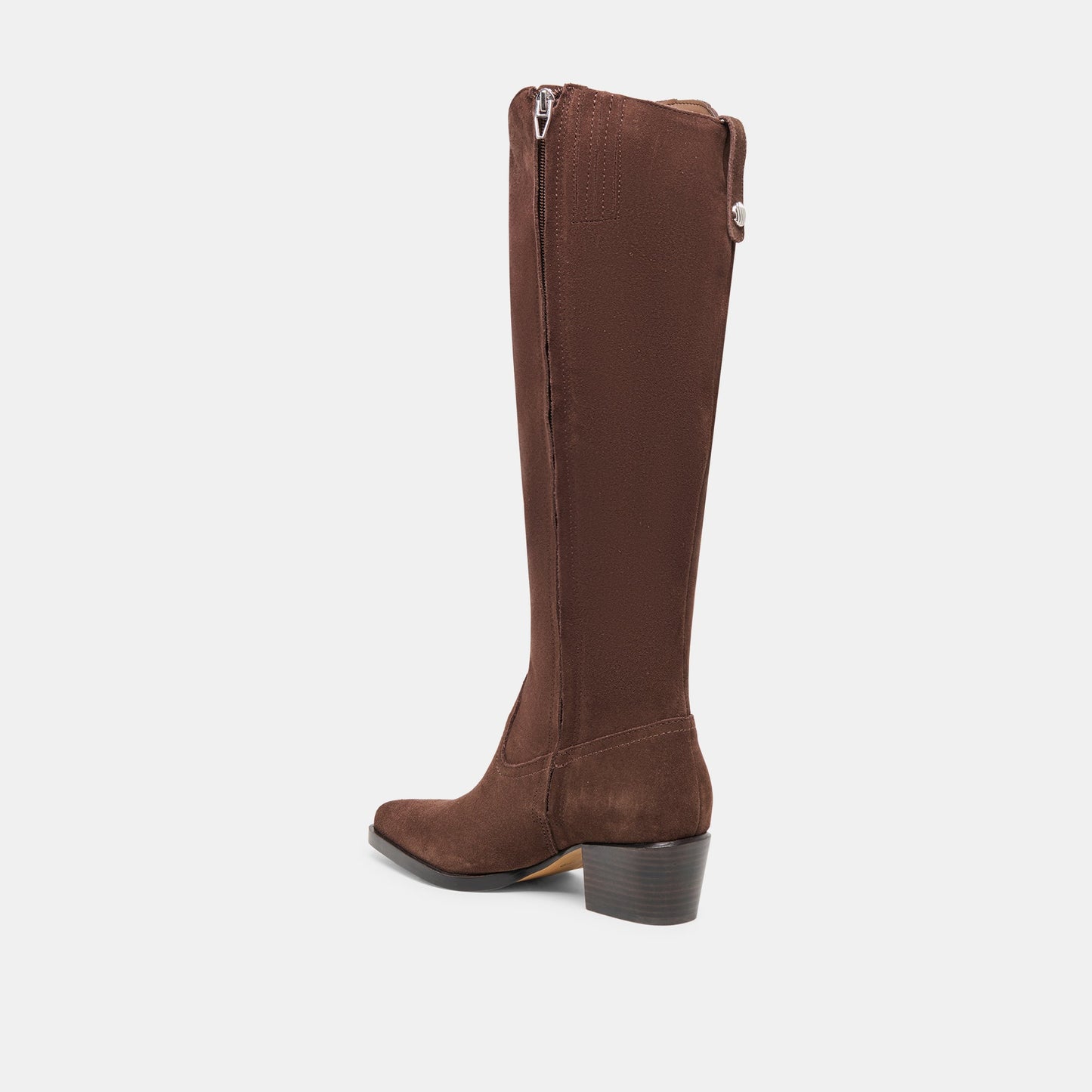 Virona H2O Waterproof Dk Brown Suede Wide Calf Boots Dolce Vita On sale