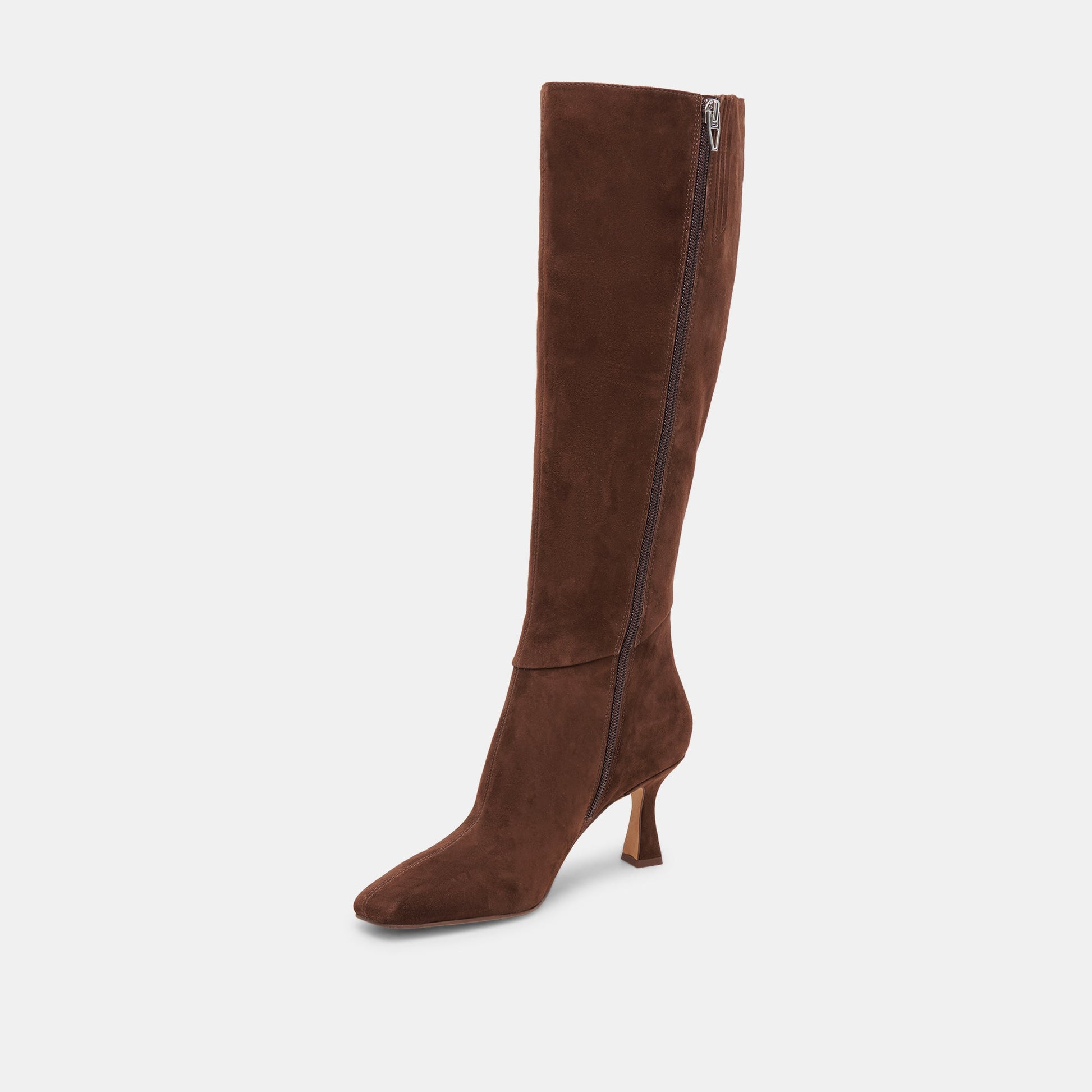 GYRA WIDE CALF BOOTS DK BROWN SUEDE
 – Dolce Vita Dolce Vita New