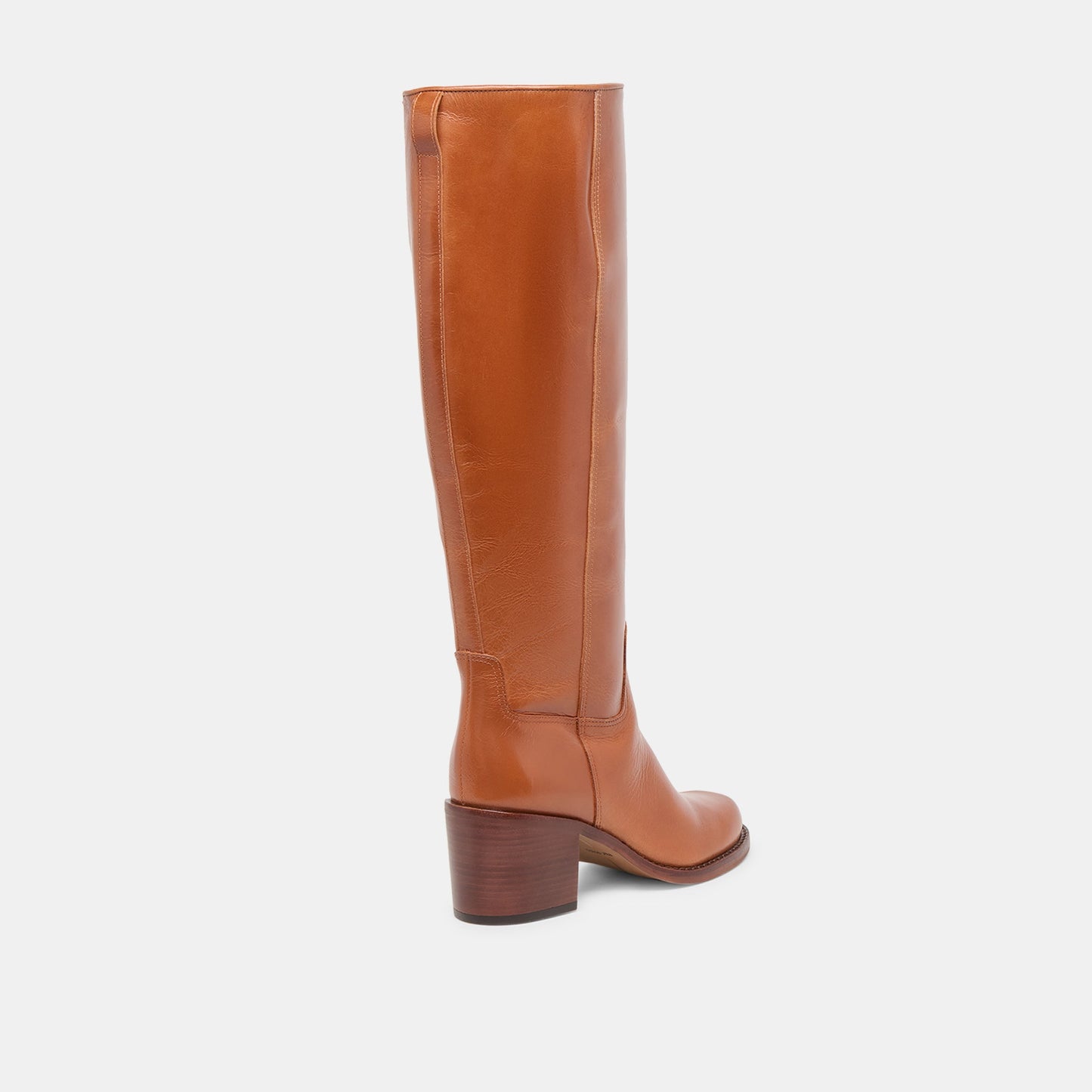Lucyle Tan Leather Wide Calf Boots Dolce Vita Sale