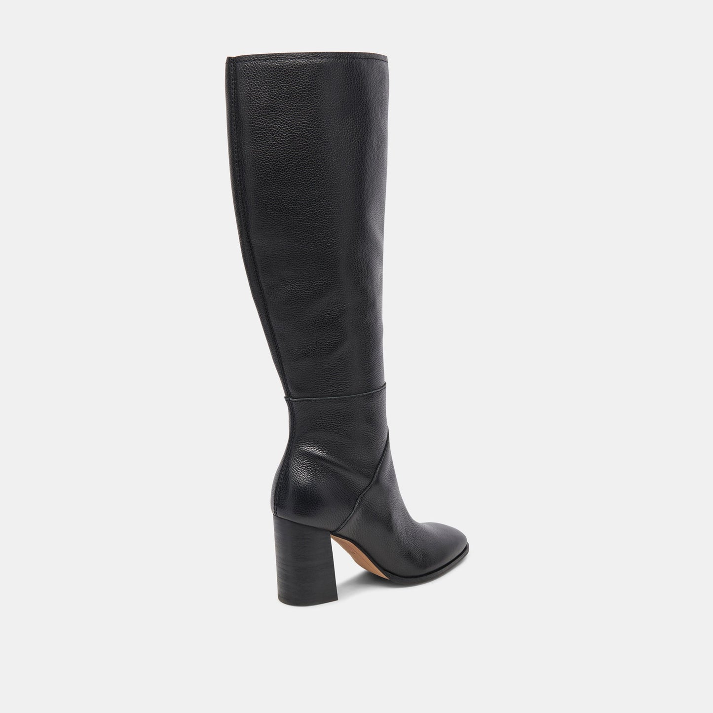 FYNN Wide Calf Boots Onyx Leather | Women's Onyx Knee-High Boots
 – Dolce Vita Dolce Vita Outlet