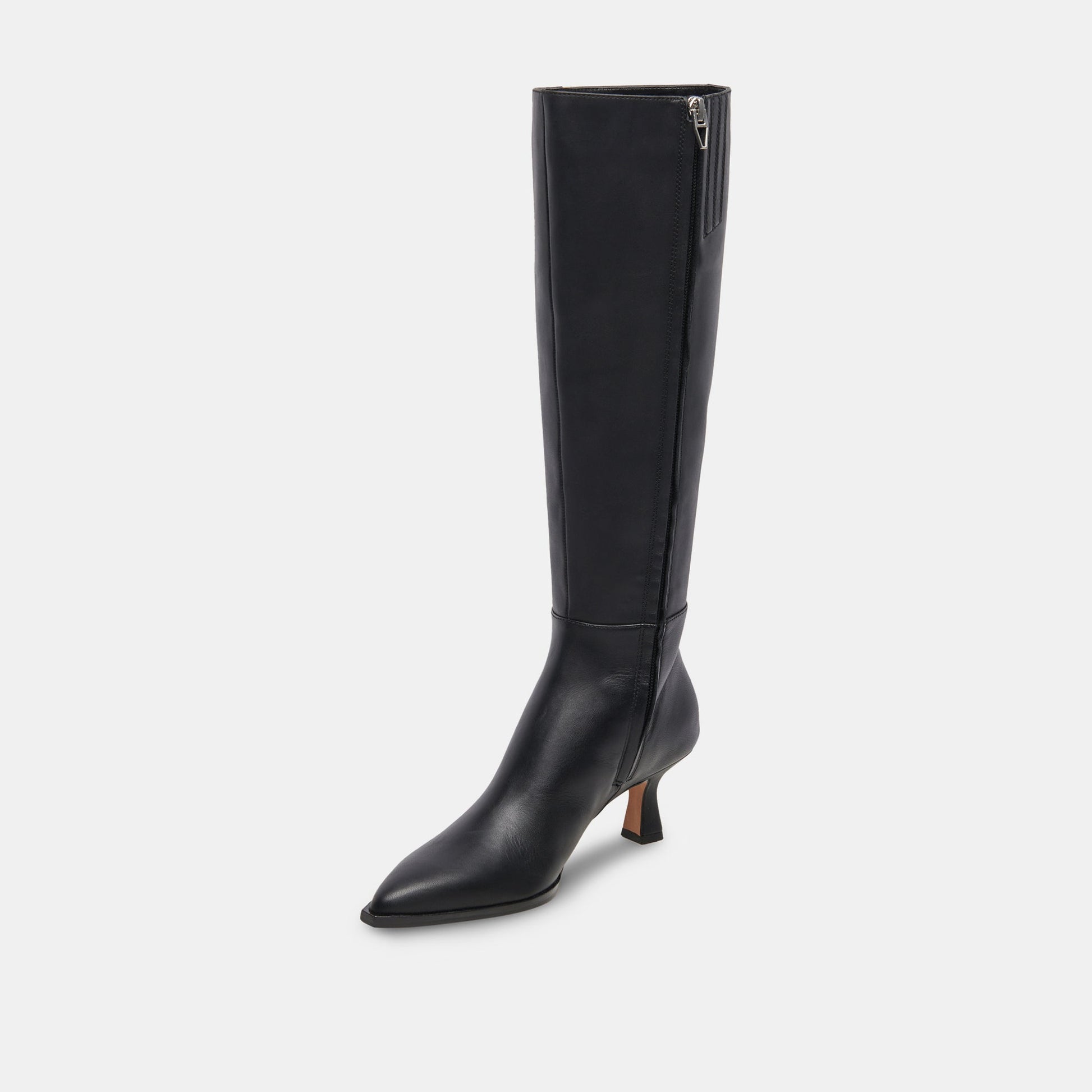Auggie Wide Calf Boots | Black Leather Boots by Dolce Vita Dolce Vita On sale