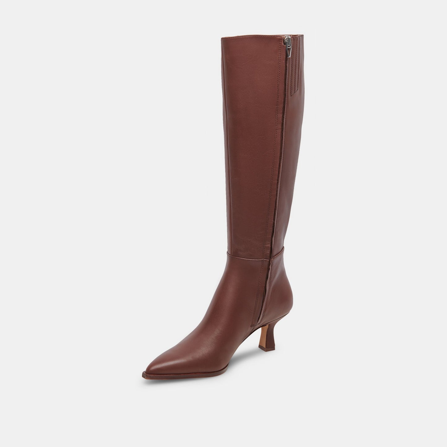Auggie Wide Calf Boots | Chocolate Leather Boots by Dolce Vita Dolce Vita For sale