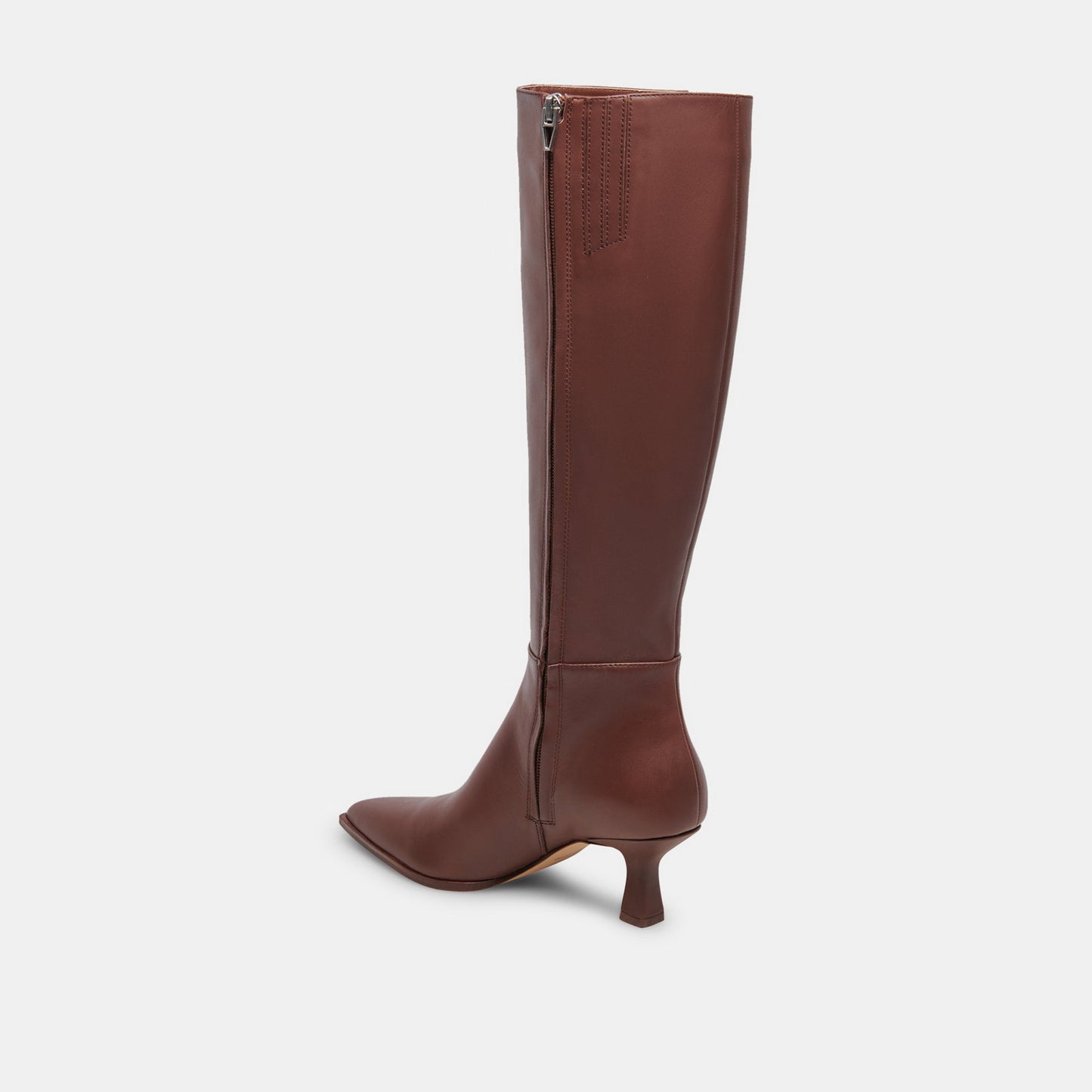 Auggie Wide Calf Boots | Chocolate Leather Boots by Dolce Vita Dolce Vita For sale