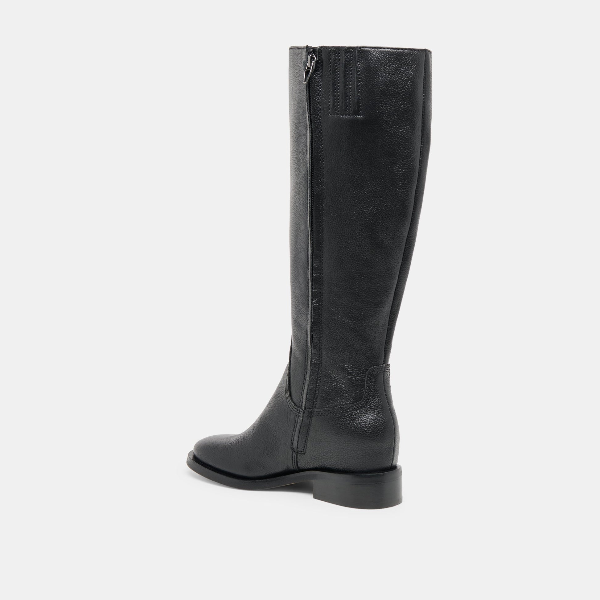 Kilian H2O Waterproof Black Leather Wide Calf Boots Dolce Vita us