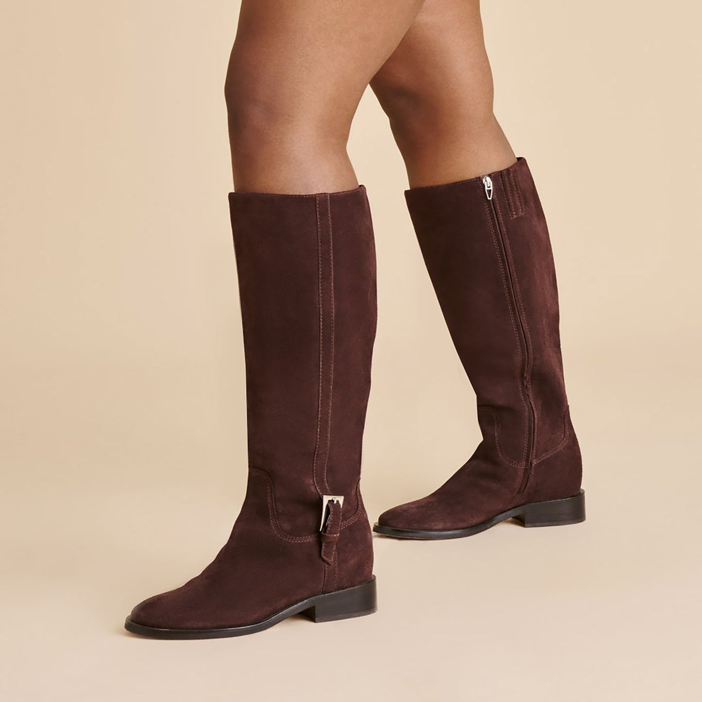 Kilian H2O Waterproof Mahogany Suede Wide Calf Boots Dolce Vita Outlet