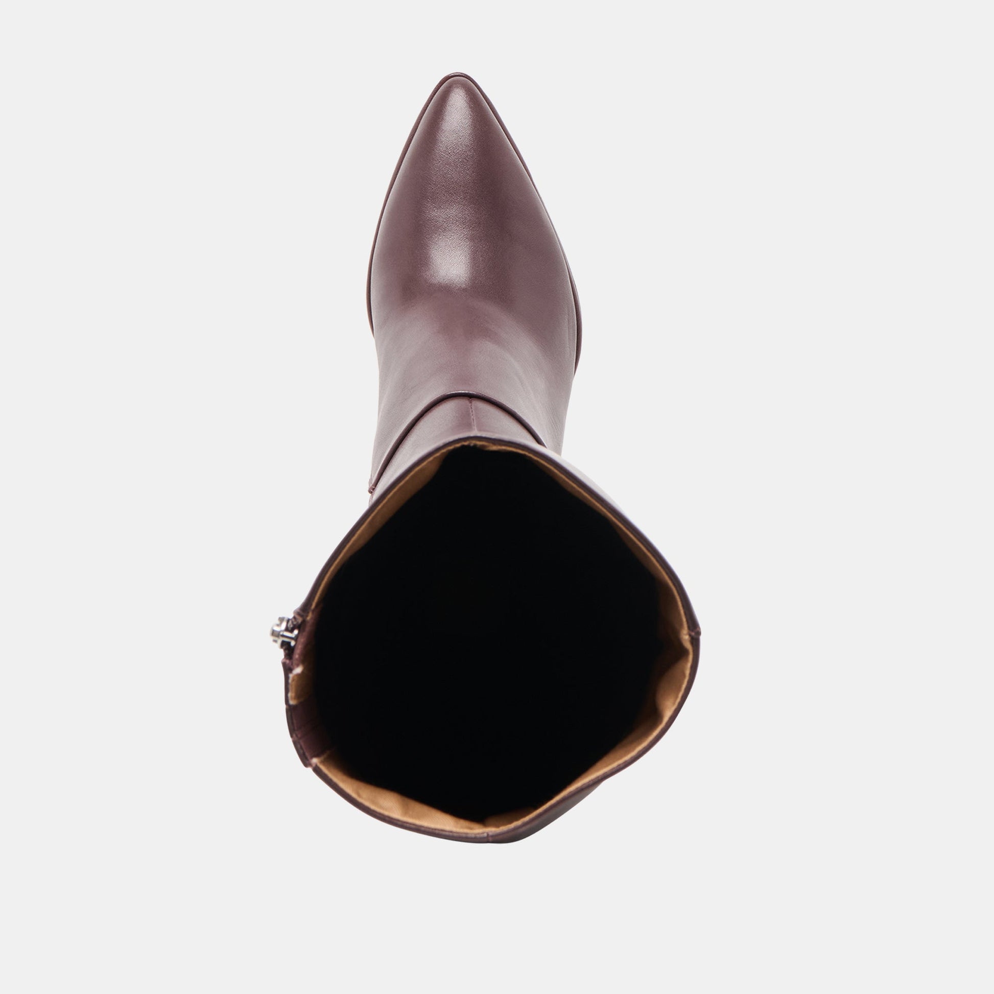 Aldy Mulberry Leather Wide Calf Boots Dolce Vita On sale