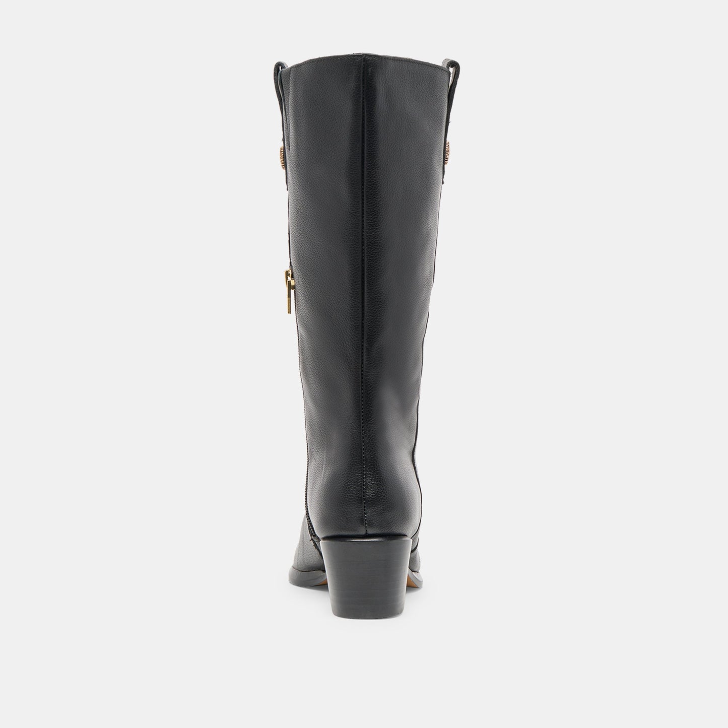 Vern Black Leather Wide Calf Boots Dolce Vita us