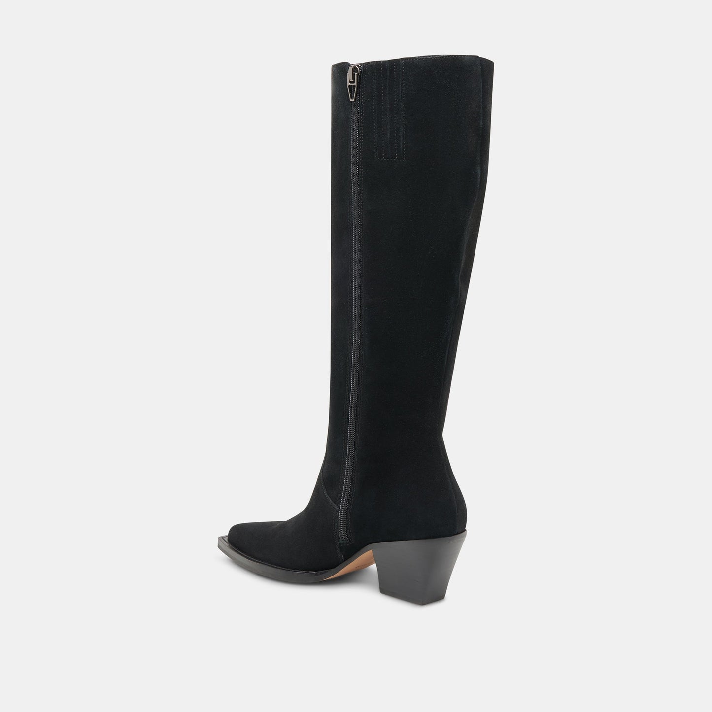 RAJ Wide Calf Boots Onyx Suede | Women's Onyx Suede Knee-High Boots
 – Dolce Vita Dolce Vita New