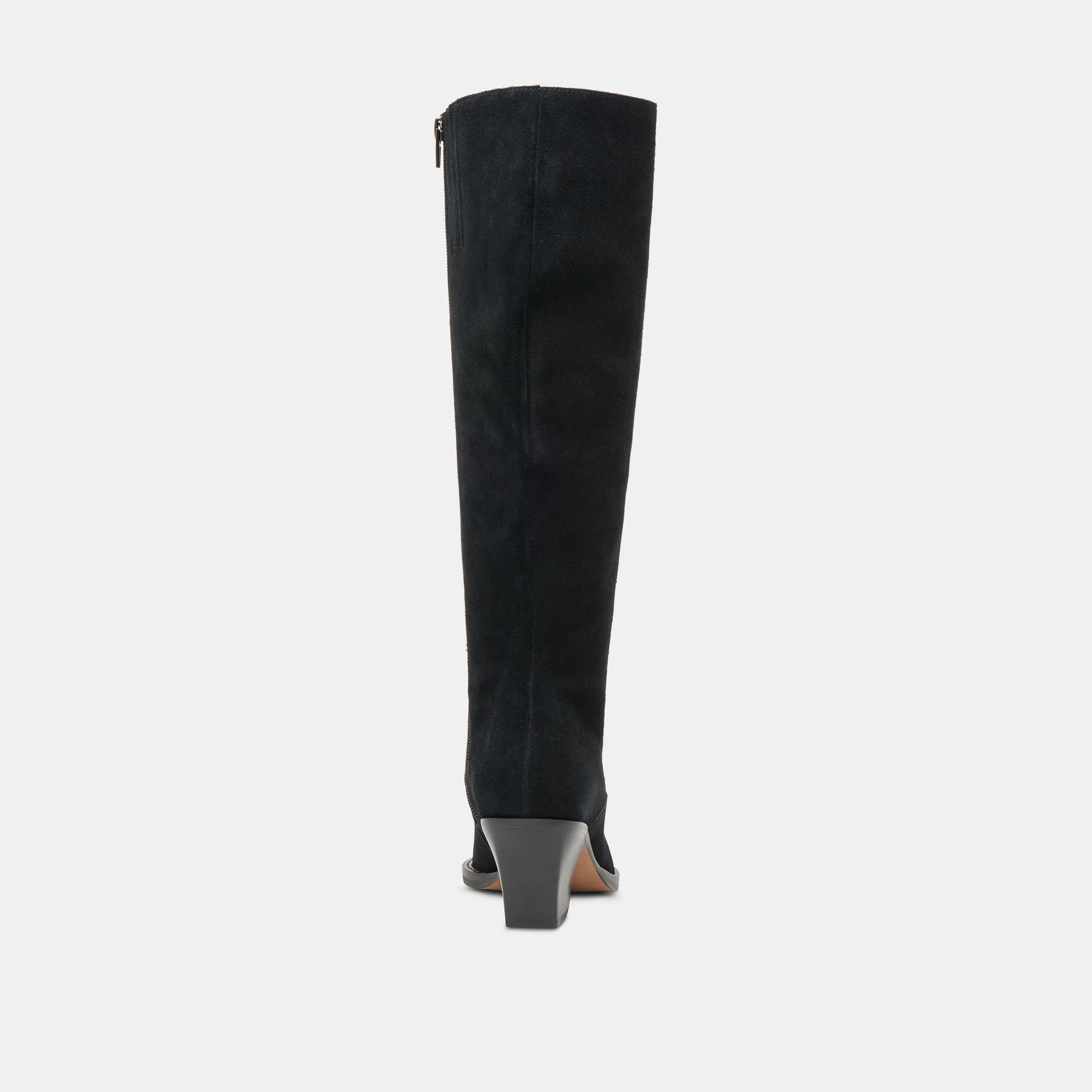 RAJ Wide Calf Boots Onyx Suede | Women's Onyx Suede Knee-High Boots
 – Dolce Vita Dolce Vita New