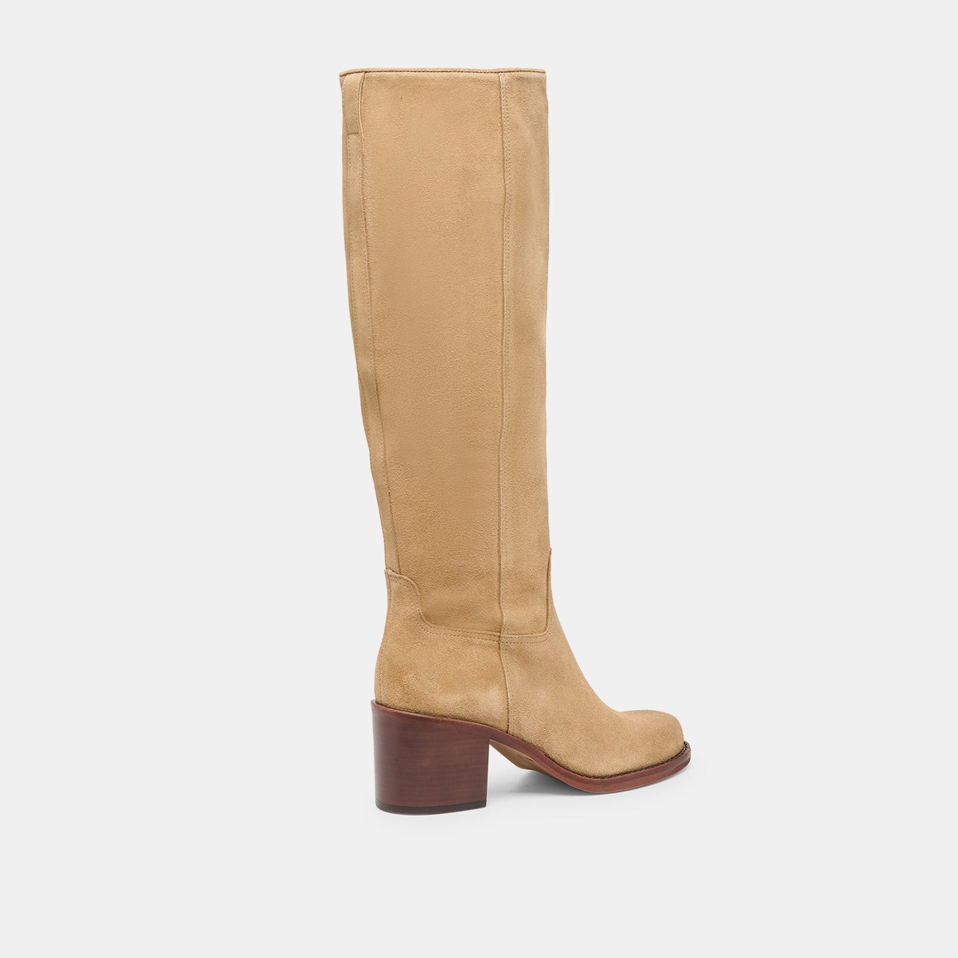 Lucyle Wide Calf Dk Taupe Suede Boots Dolce Vita Online