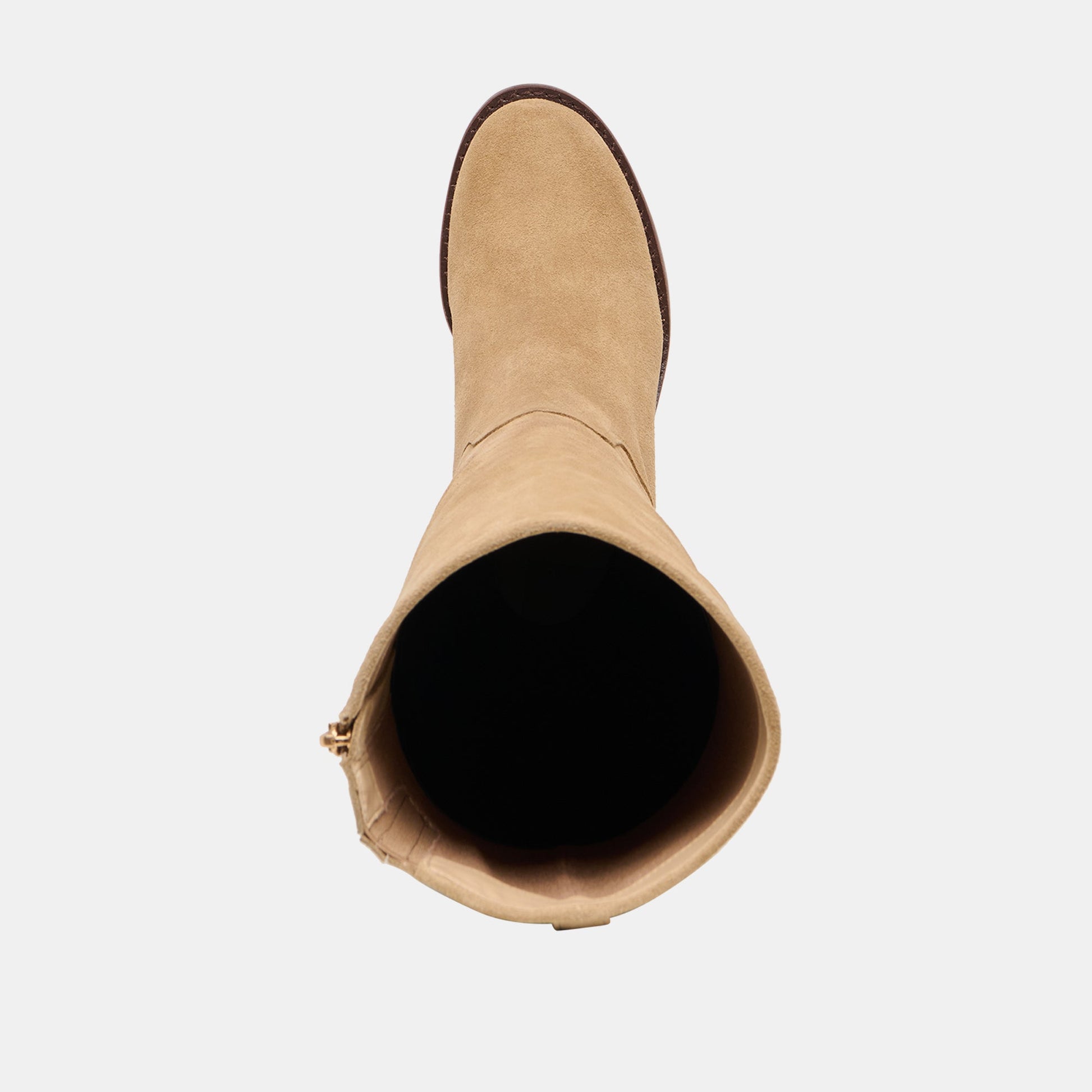 Lucyle Wide Calf Dk Taupe Suede Boots Dolce Vita Online