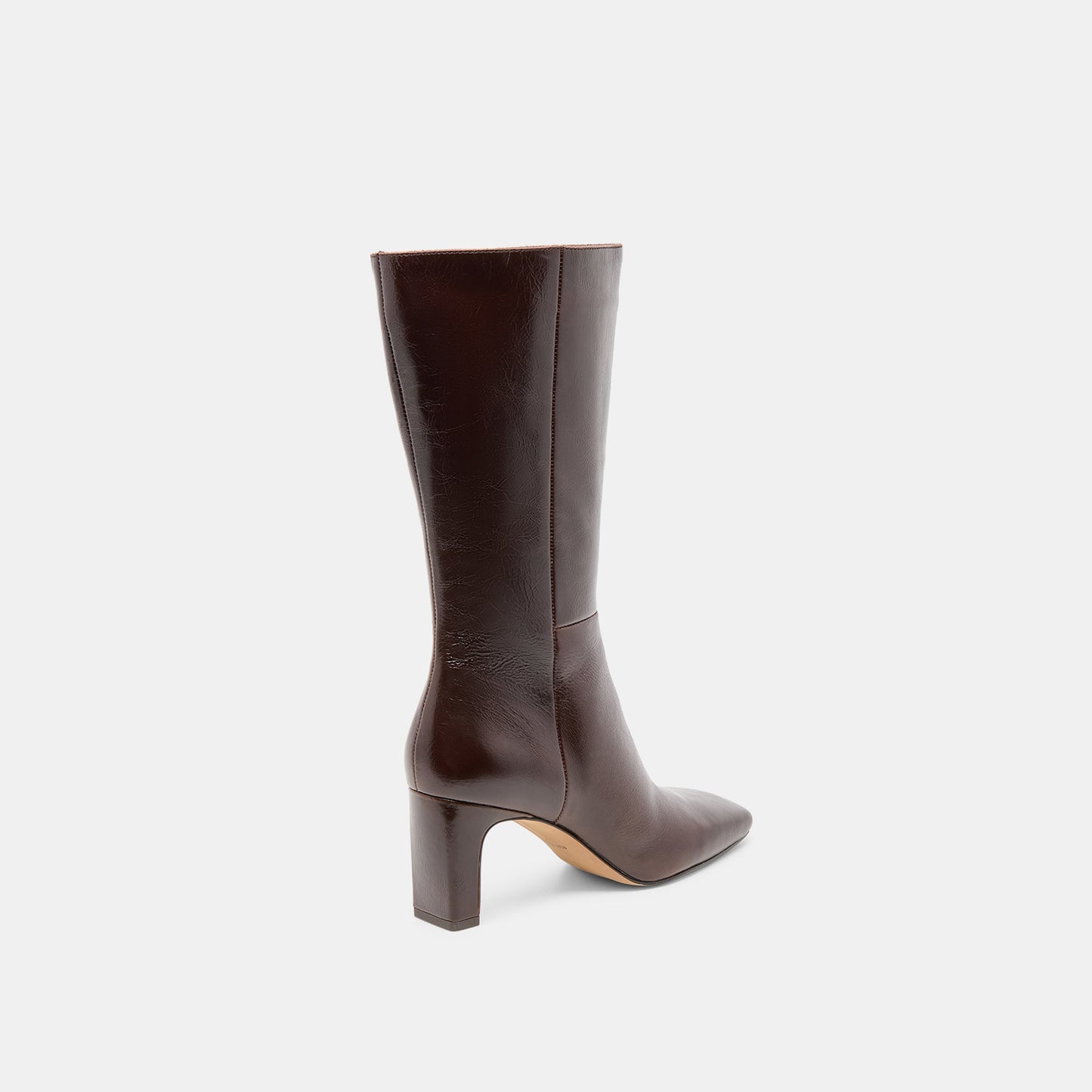 Riggs Wide Calf Chocolate Leather Boots Dolce Vita Sale
