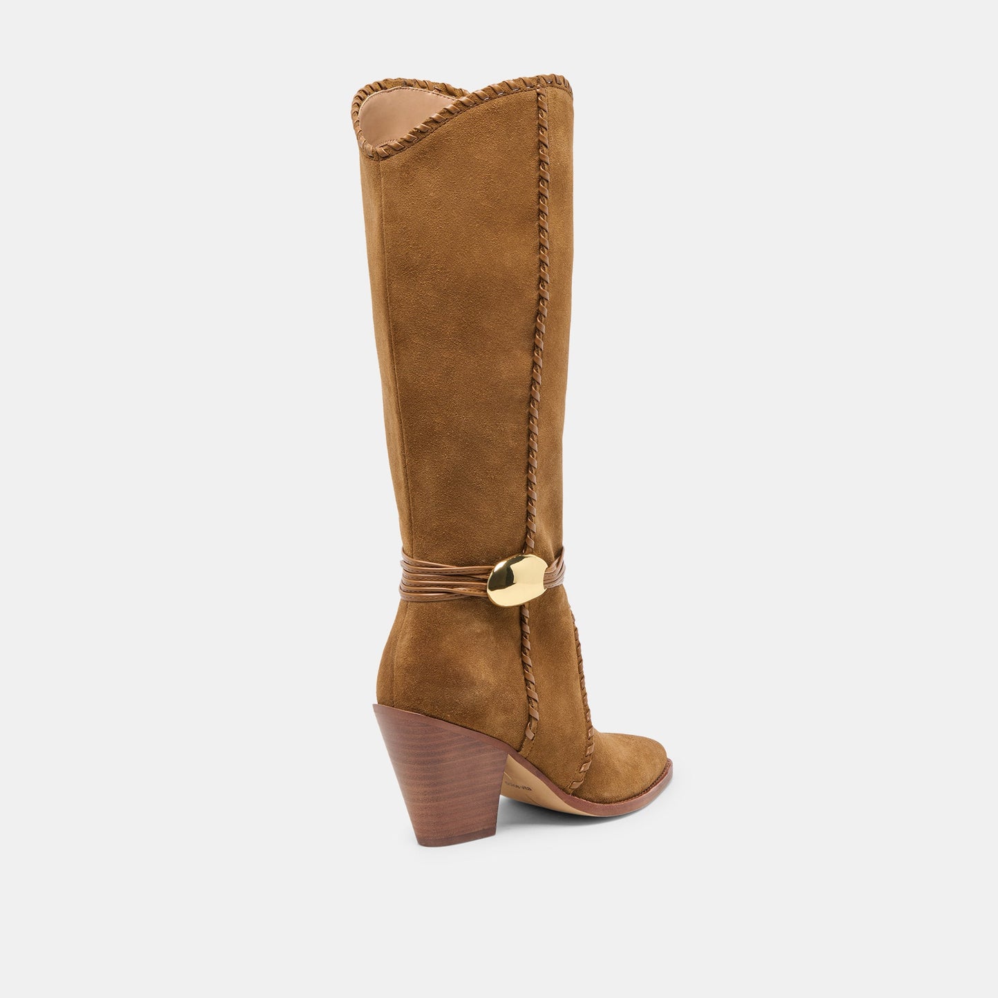 Jody Lt Brown Suede Wide Calf Boots Dolce Vita On sale