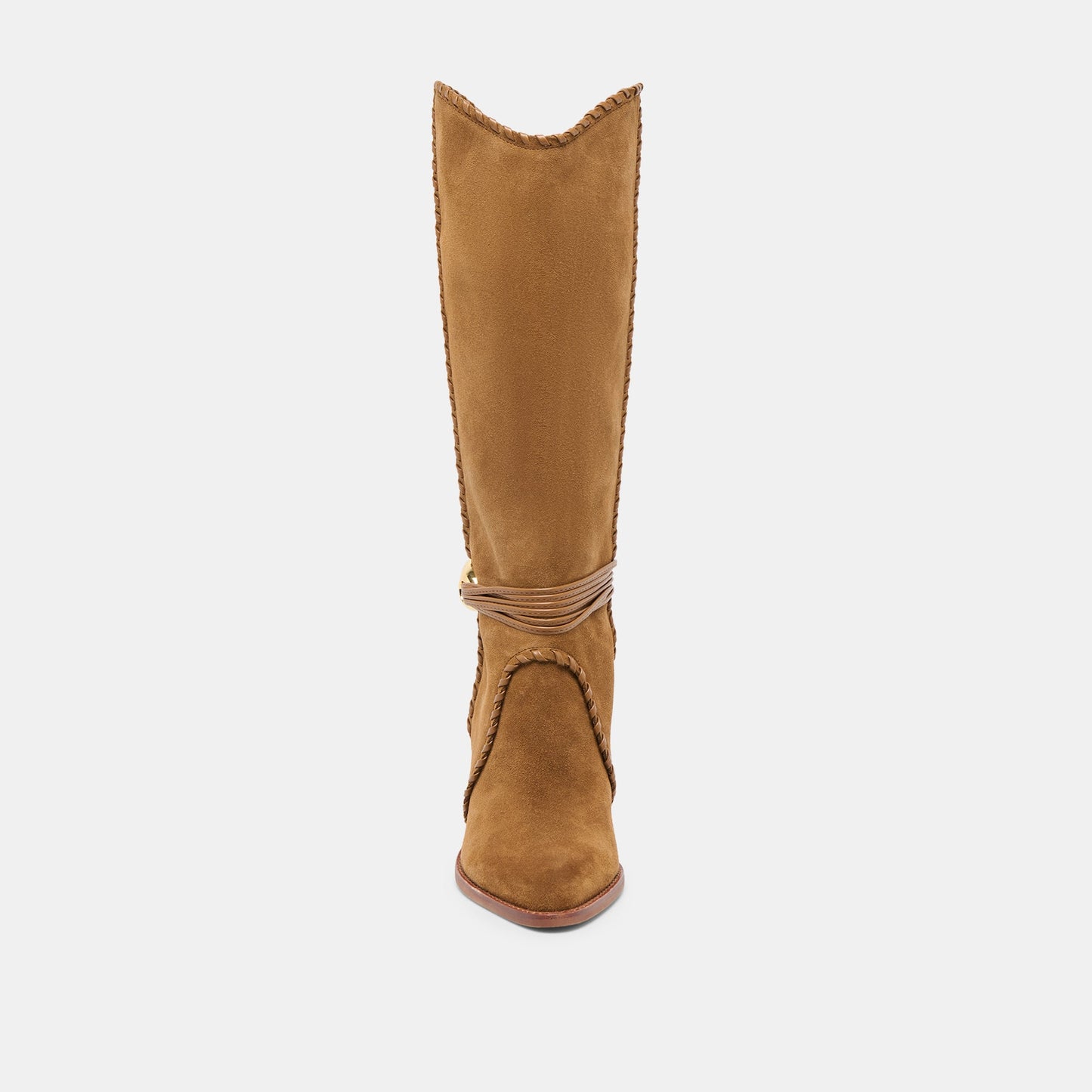 Jody Lt Brown Suede Wide Calf Boots Dolce Vita On sale