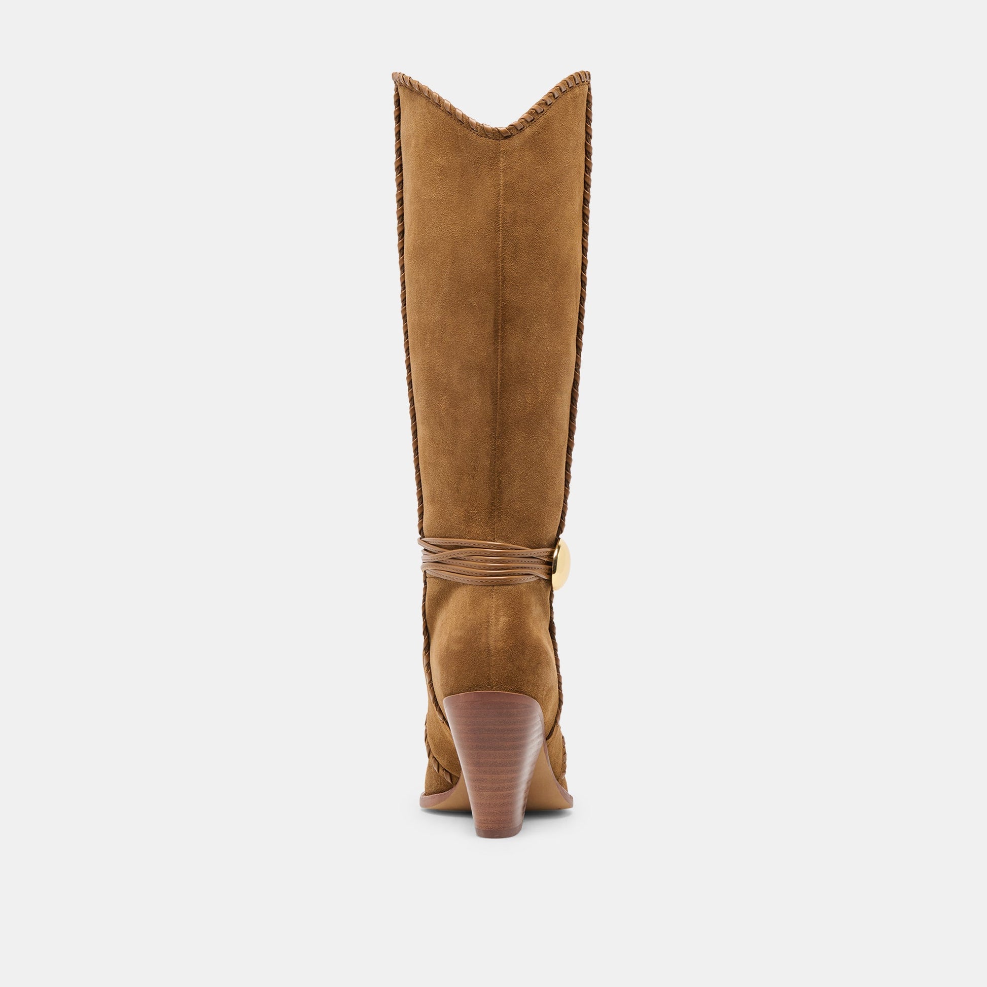 Jody Lt Brown Suede Wide Calf Boots Dolce Vita On sale