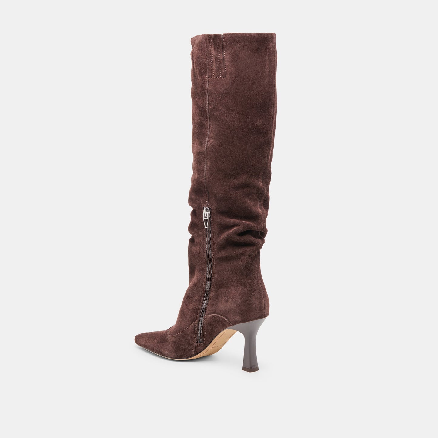 Lousa Mahogany Suede Wide Calf Boots Dolce Vita For sale