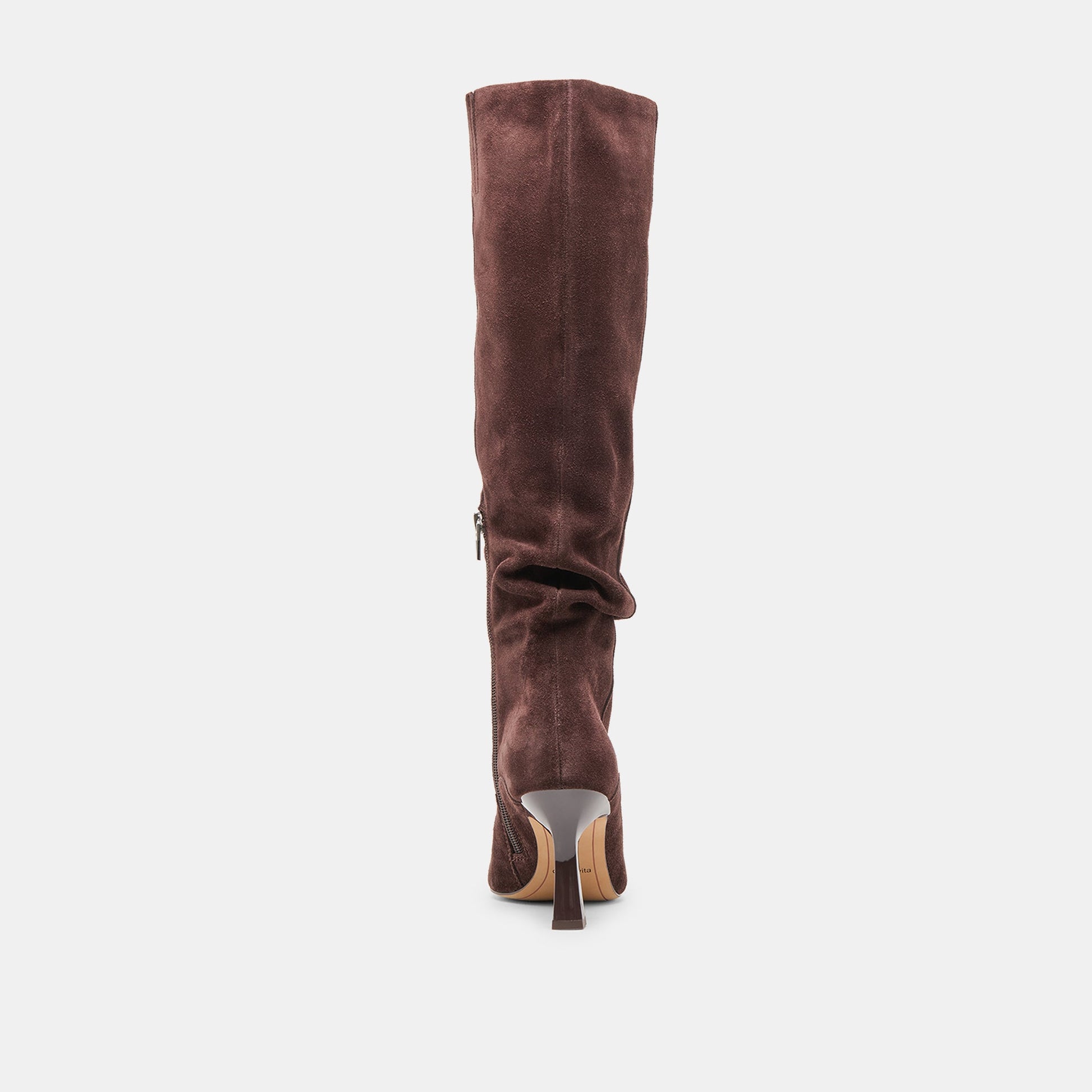 Lousa Mahogany Suede Wide Calf Boots Dolce Vita For sale