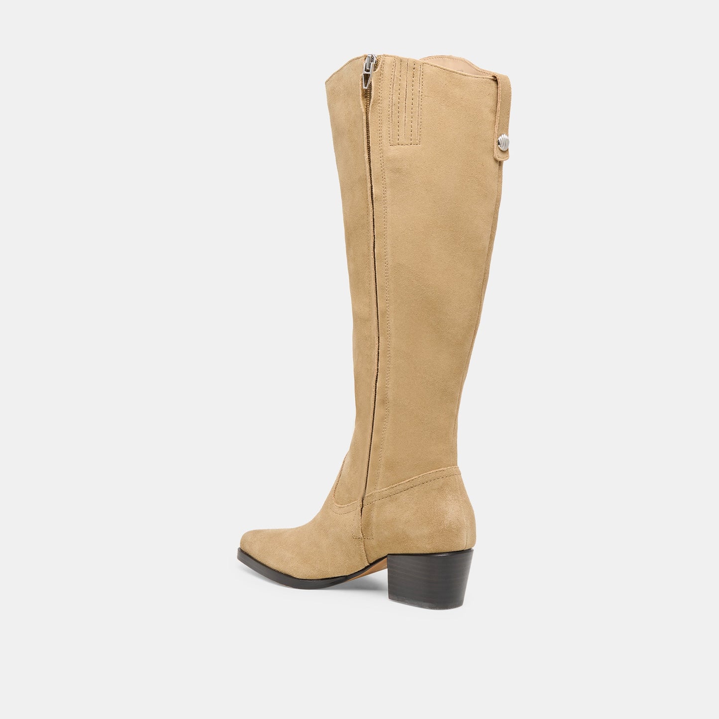 Virona H2O Waterproof Dk Taupe Suede Wide Calf Boots Dolce Vita us