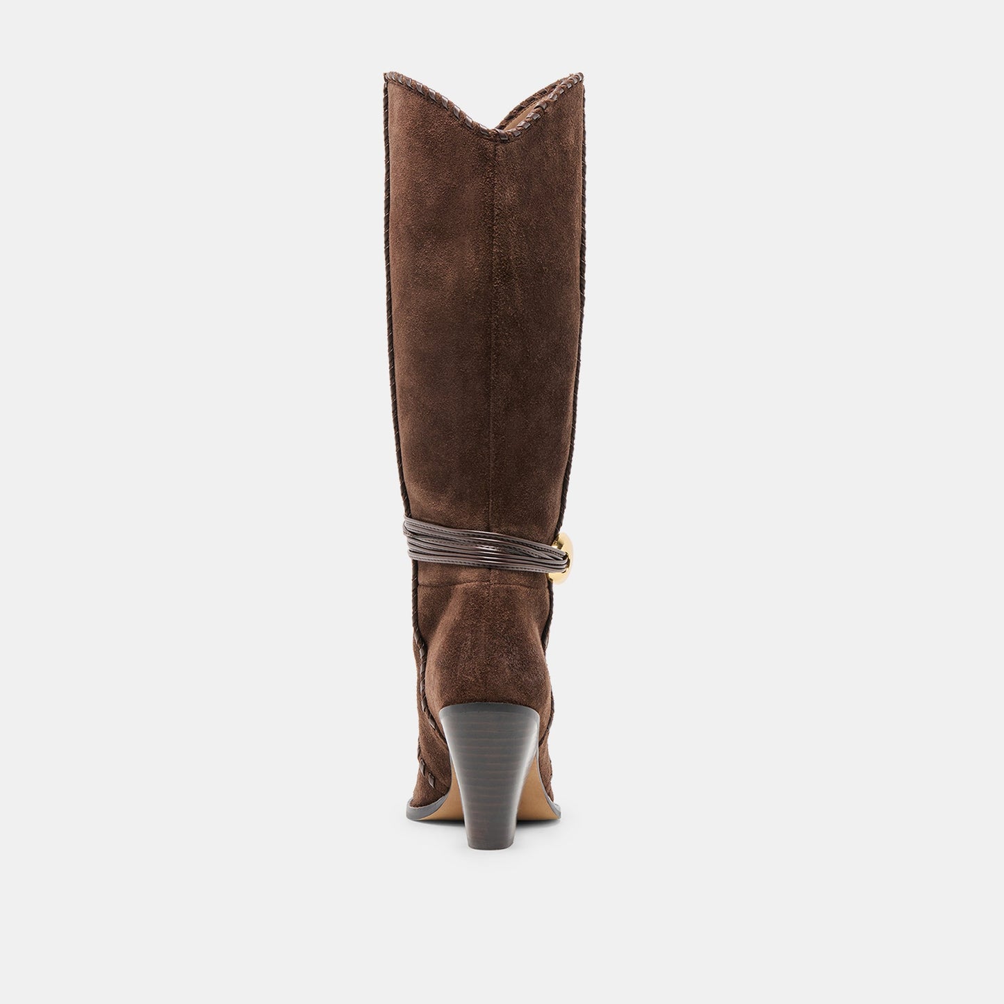 Jody Dk Brown Suede Wide Calf Boots Dolce Vita On sale