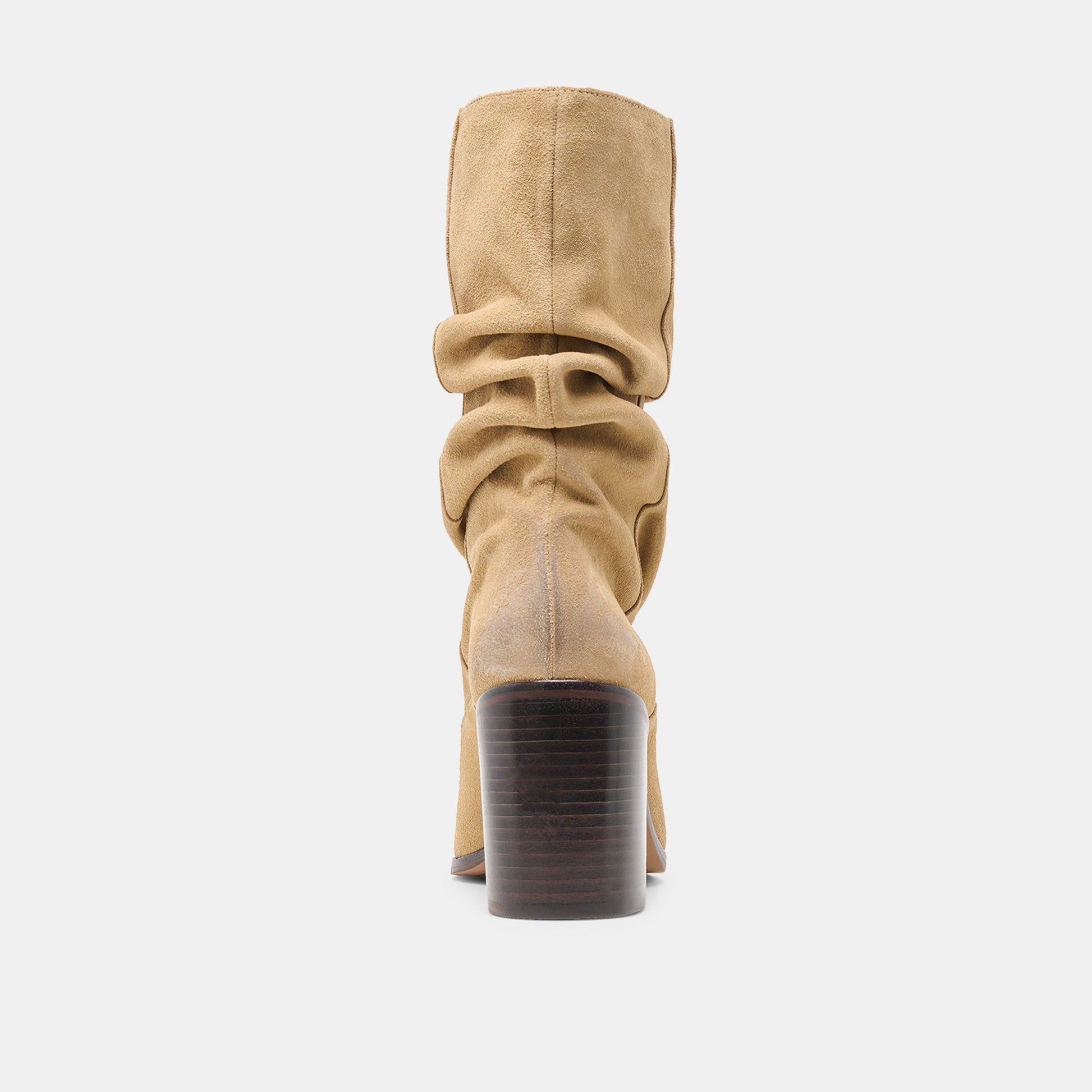 Talina Dk Taupe Suede Wide Calf Boots Dolce Vita us