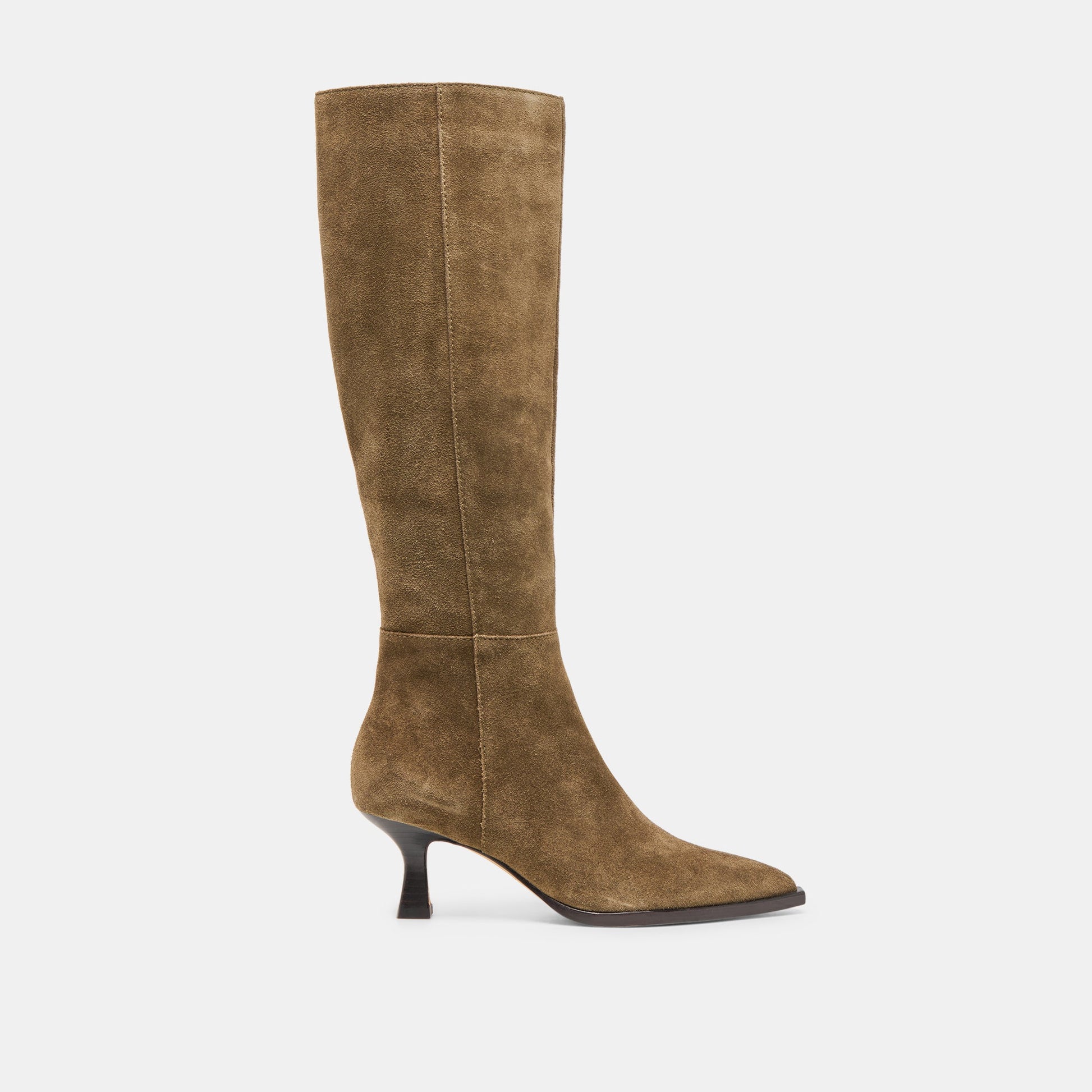 Auggie Olive Suede Wide Calf Boots Dolce Vita Discount