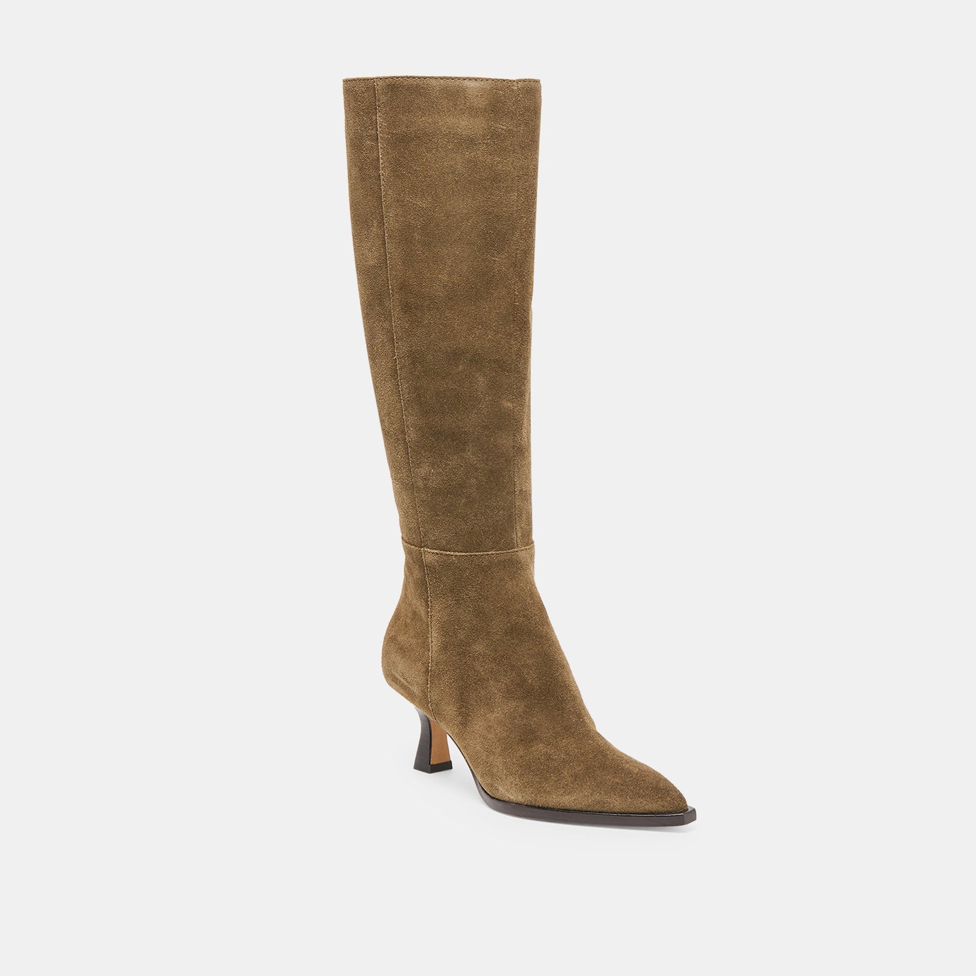 Auggie Olive Suede Wide Calf Boots Dolce Vita Discount