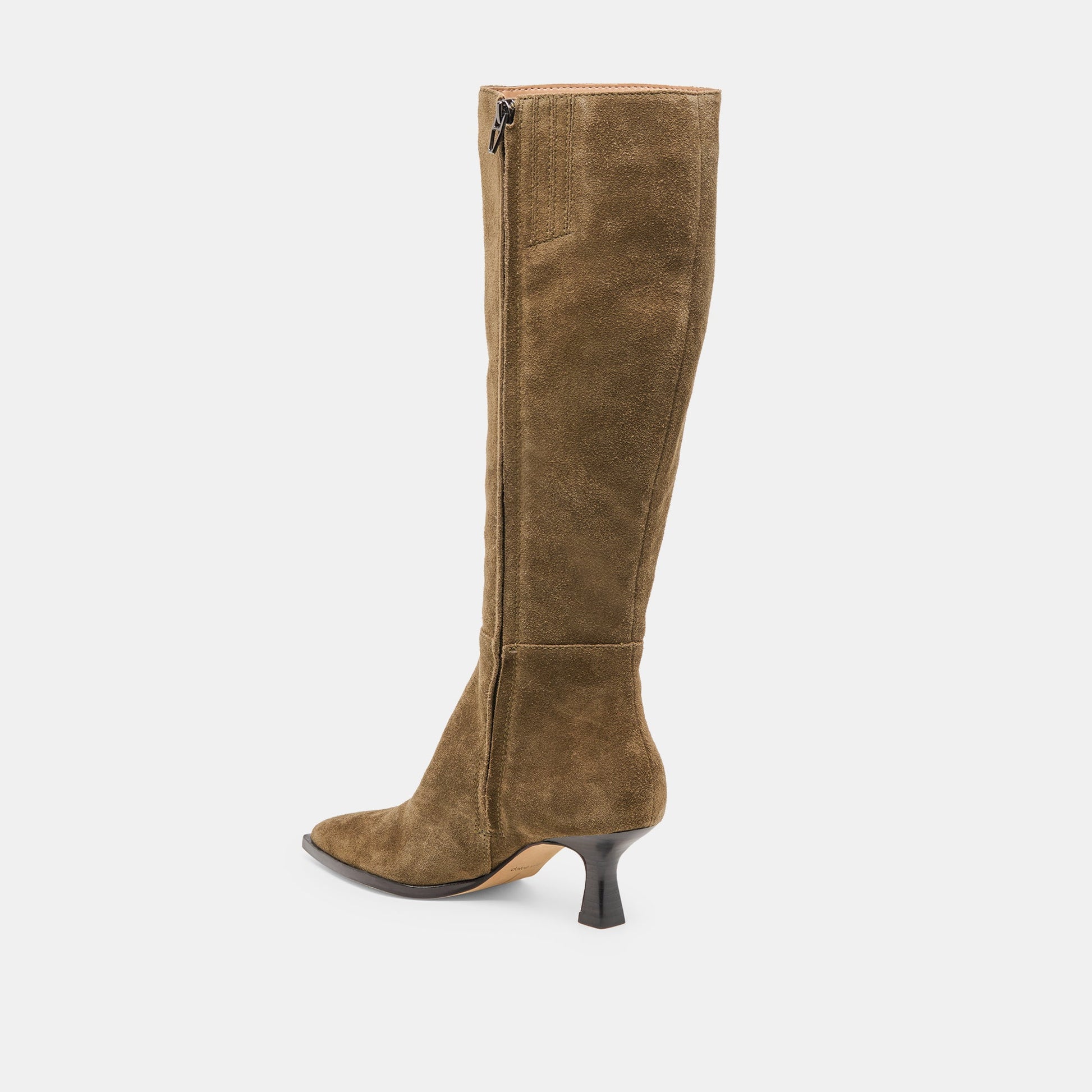 Auggie Olive Suede Wide Calf Boots Dolce Vita Discount