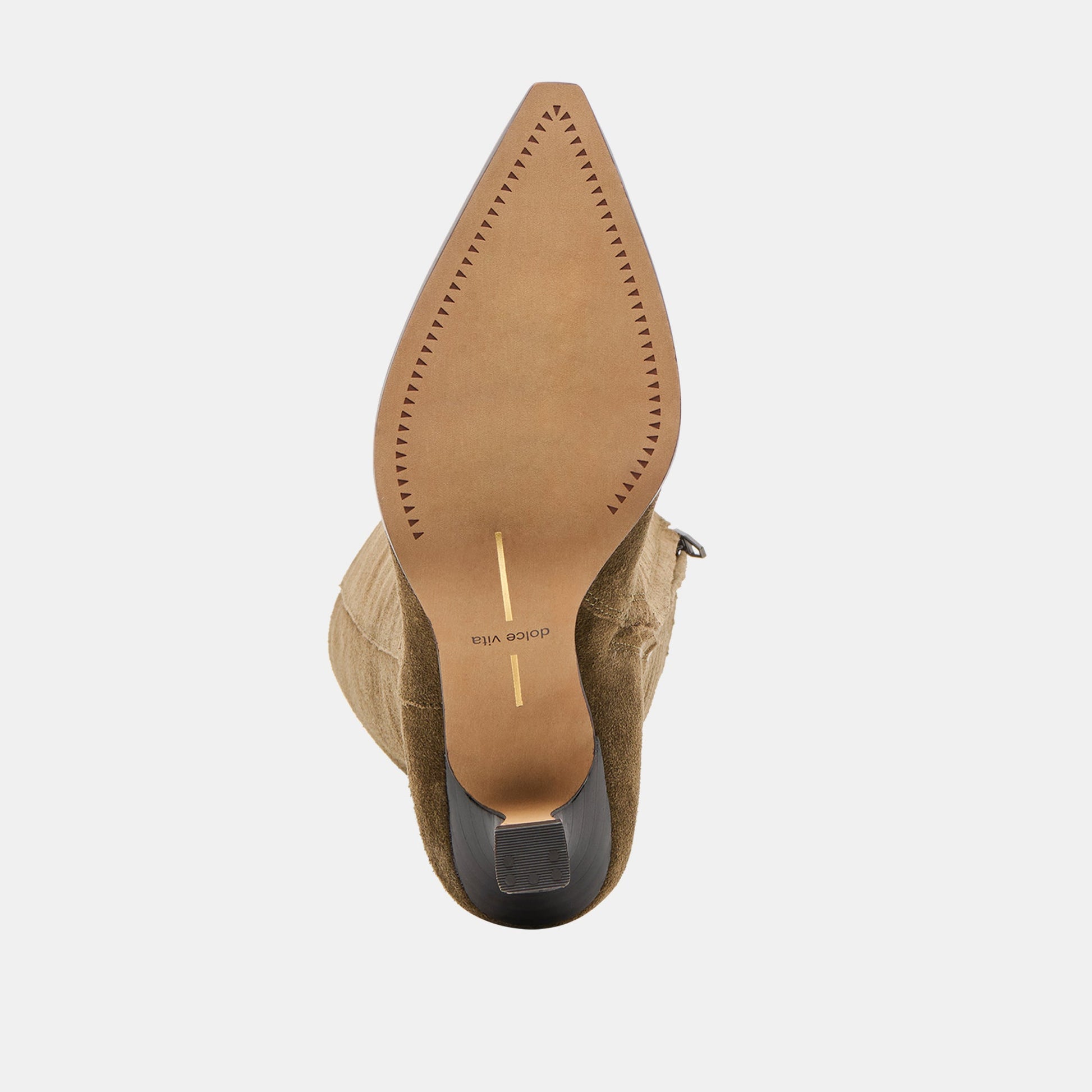 Auggie Olive Suede Wide Calf Boots Dolce Vita Discount