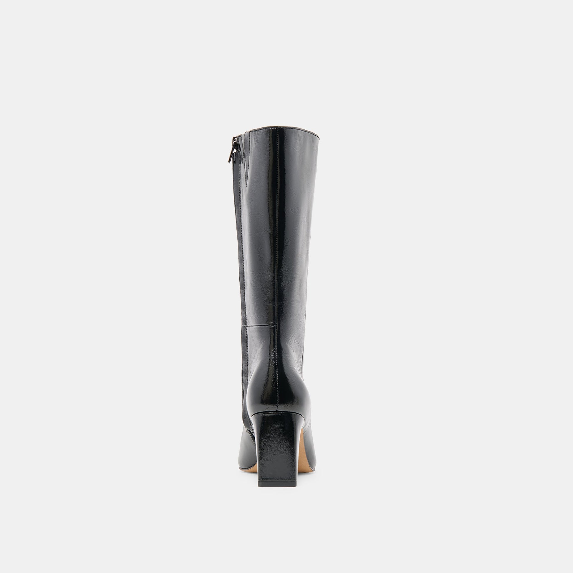 Riggs Wide Calf Black Leather Boots Dolce Vita Outlet
