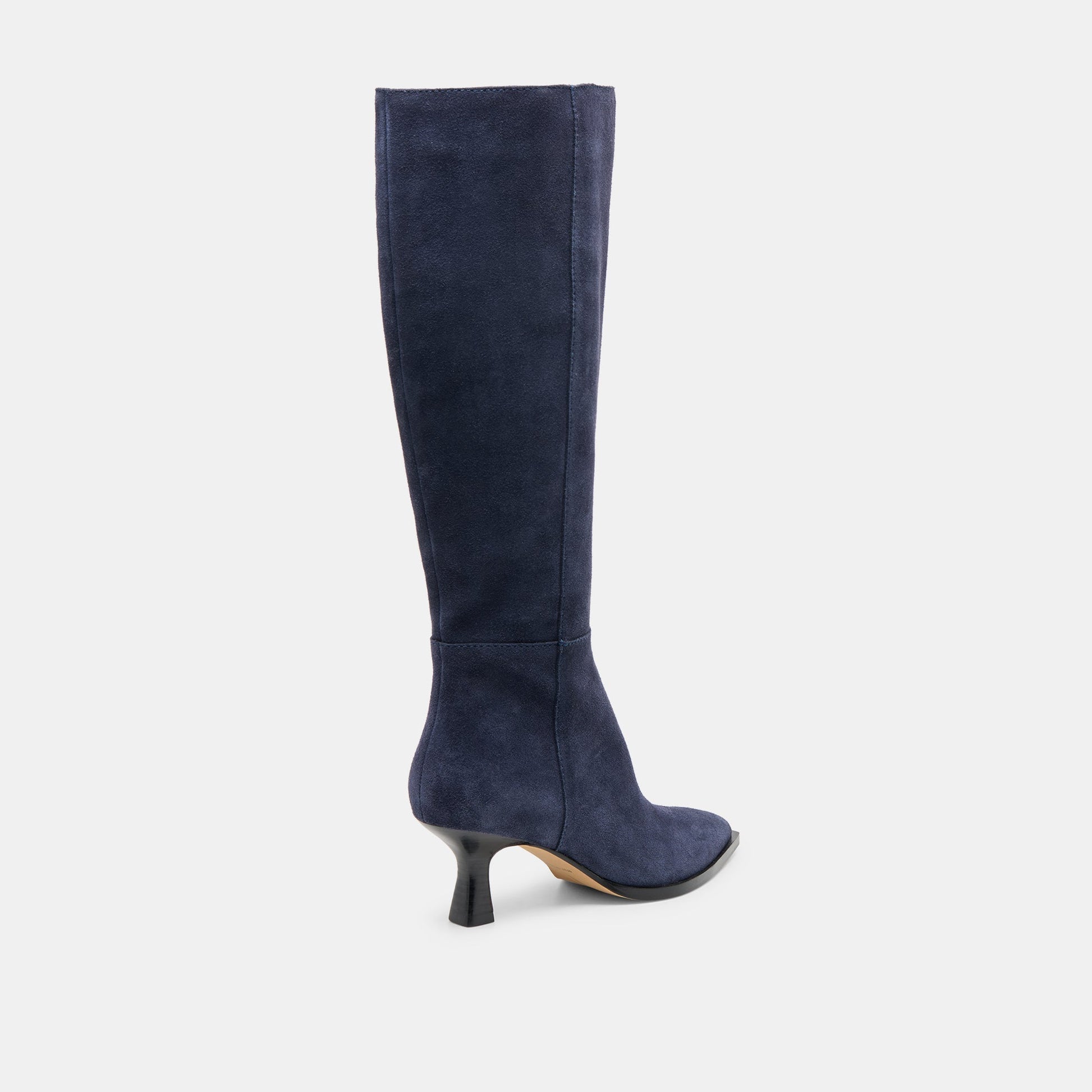 Auggie Navy Suede Wide Calf Boots Dolce Vita For sale