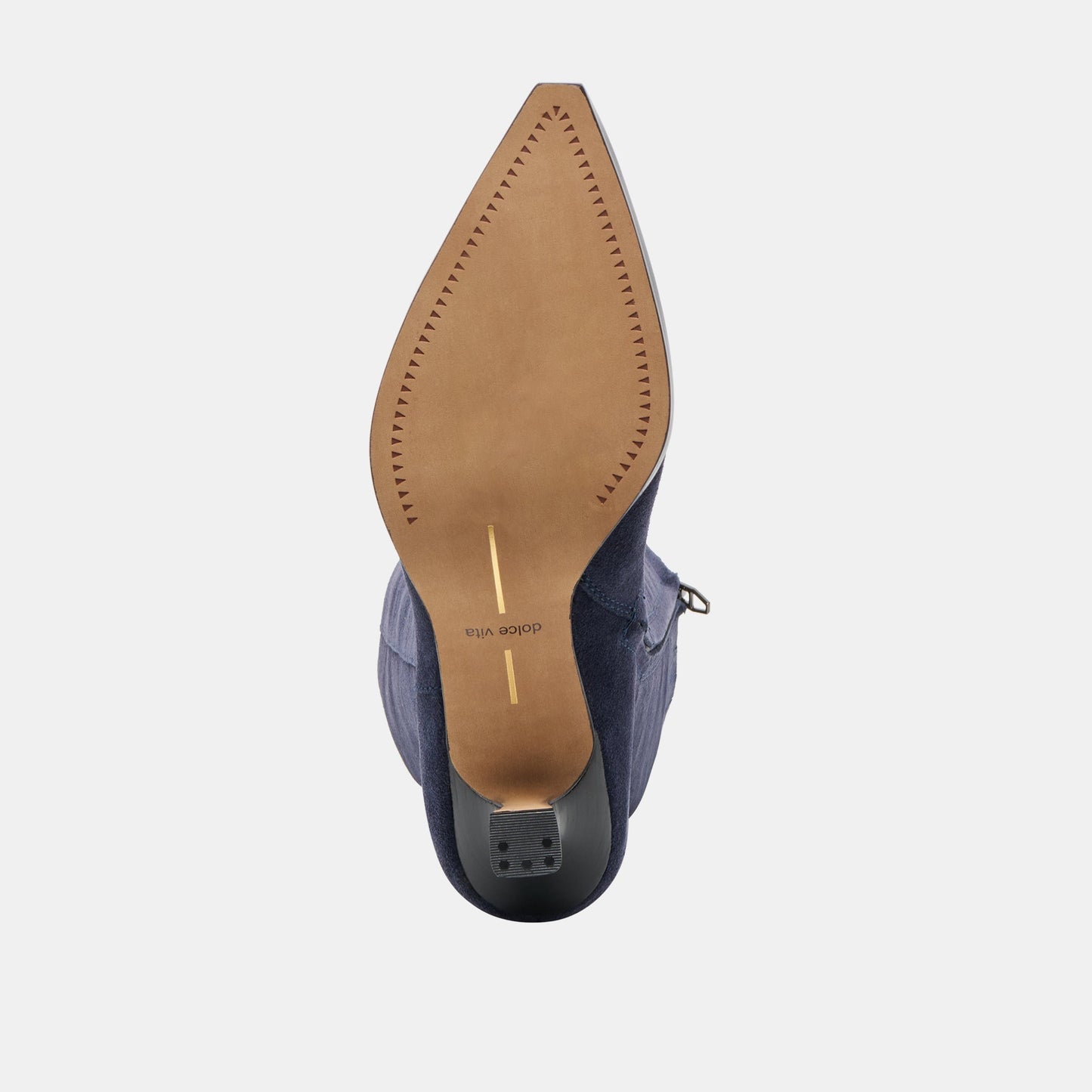 Auggie Navy Suede Wide Calf Boots Dolce Vita For sale
